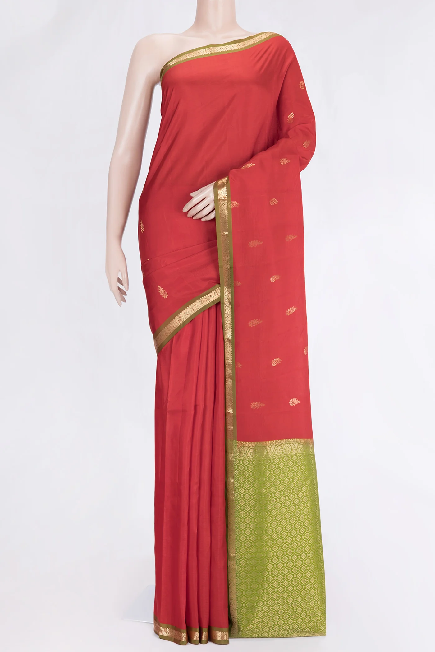 Red Kanjivaram Silk Saree