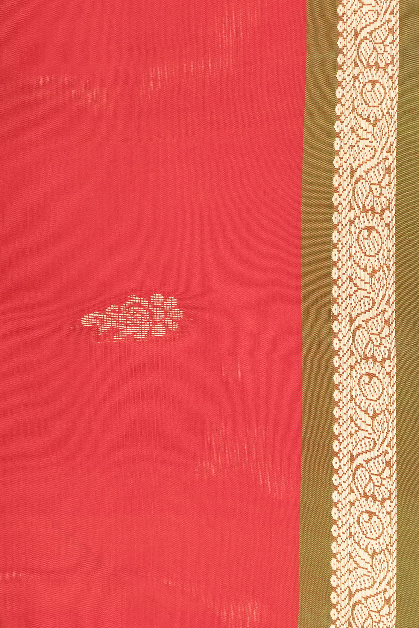 Red Kanjivaram Silk Saree - Image 3