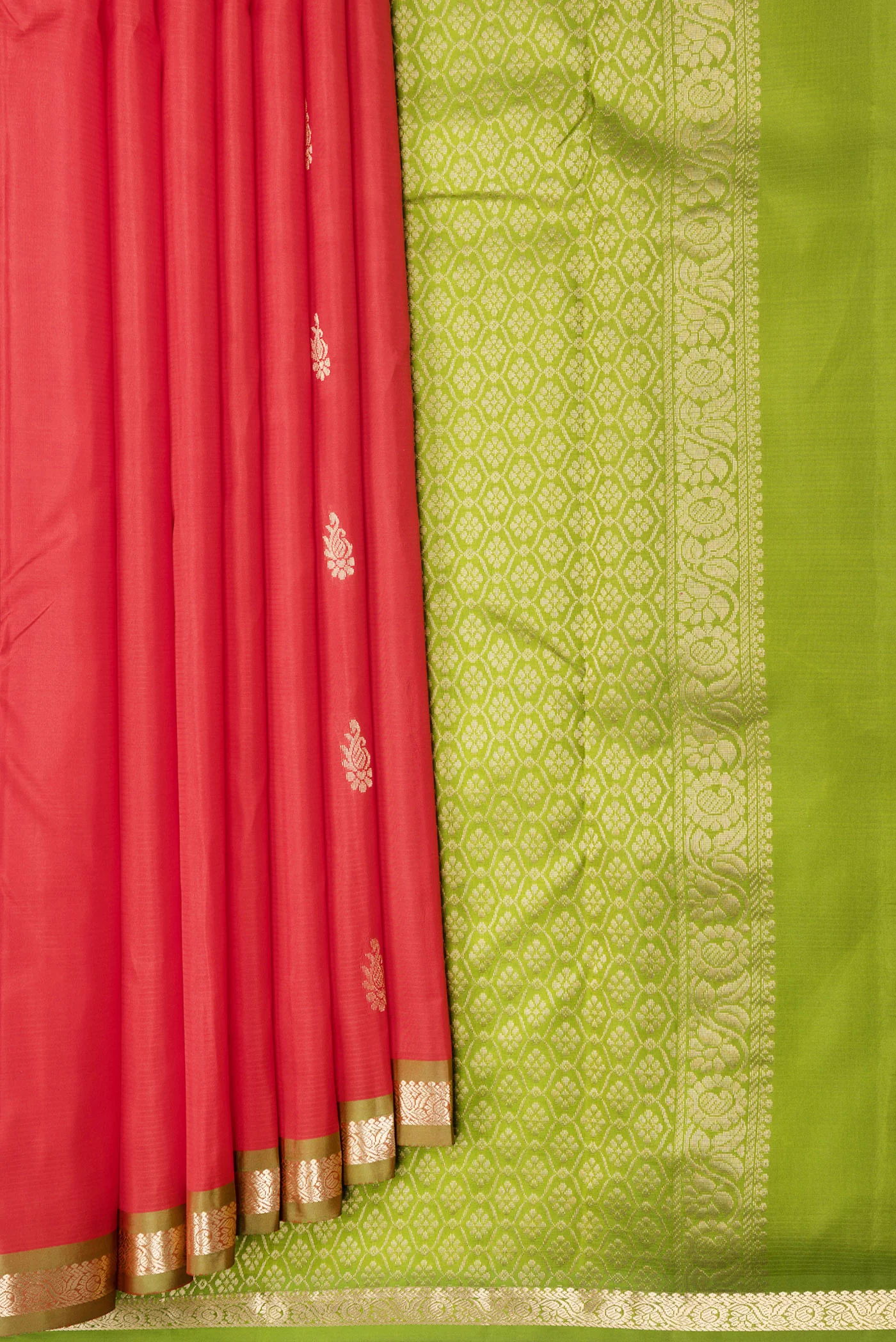 Red Kanjivaram Silk Saree - Image 4