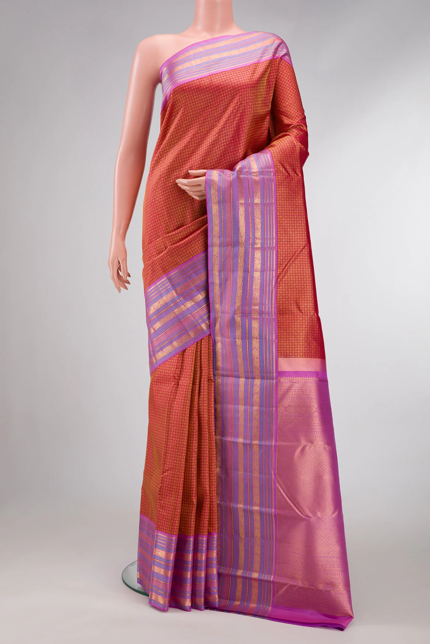Red Kanjivaram Silk Saree