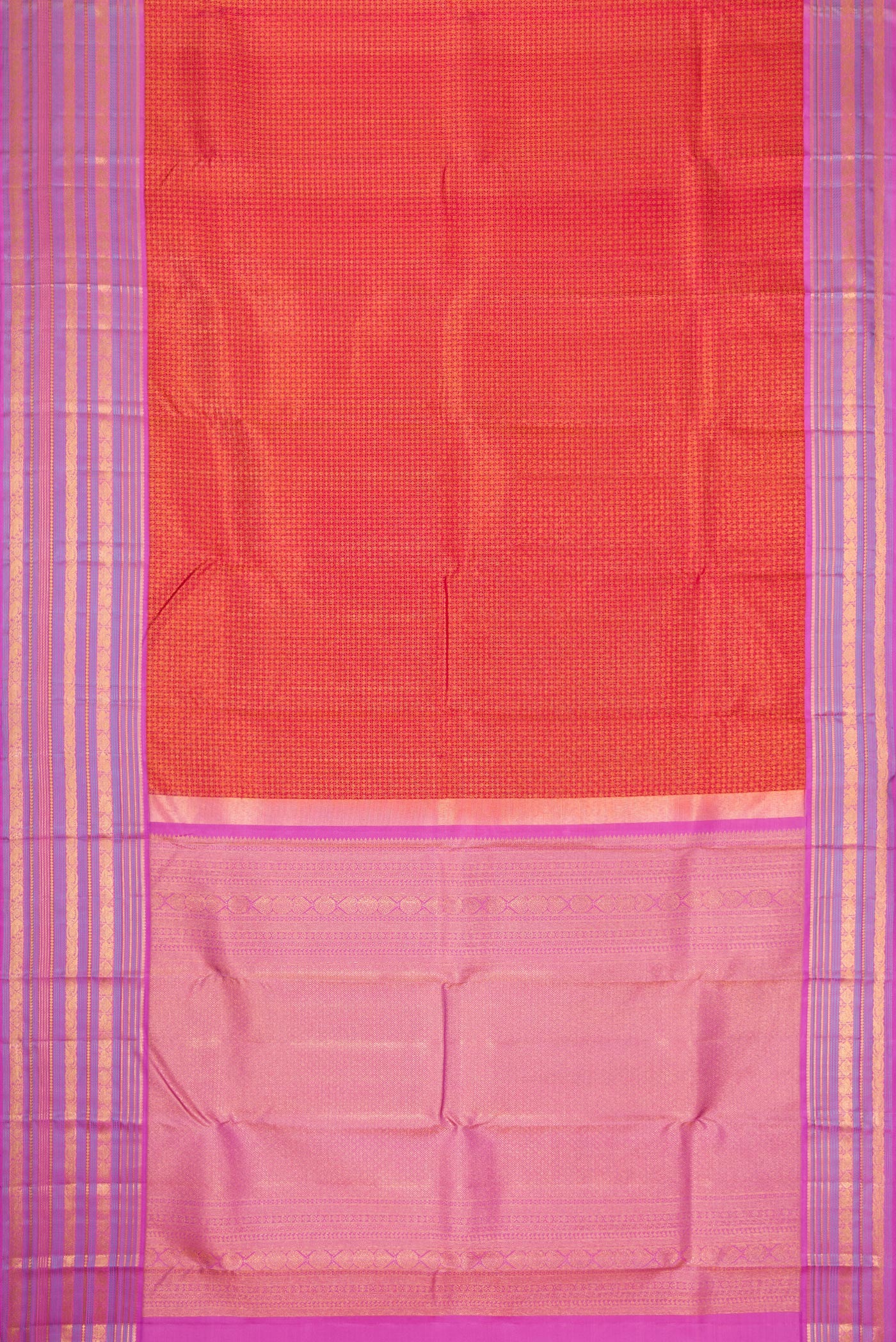 Red Kanjivaram Silk Saree - Image 6