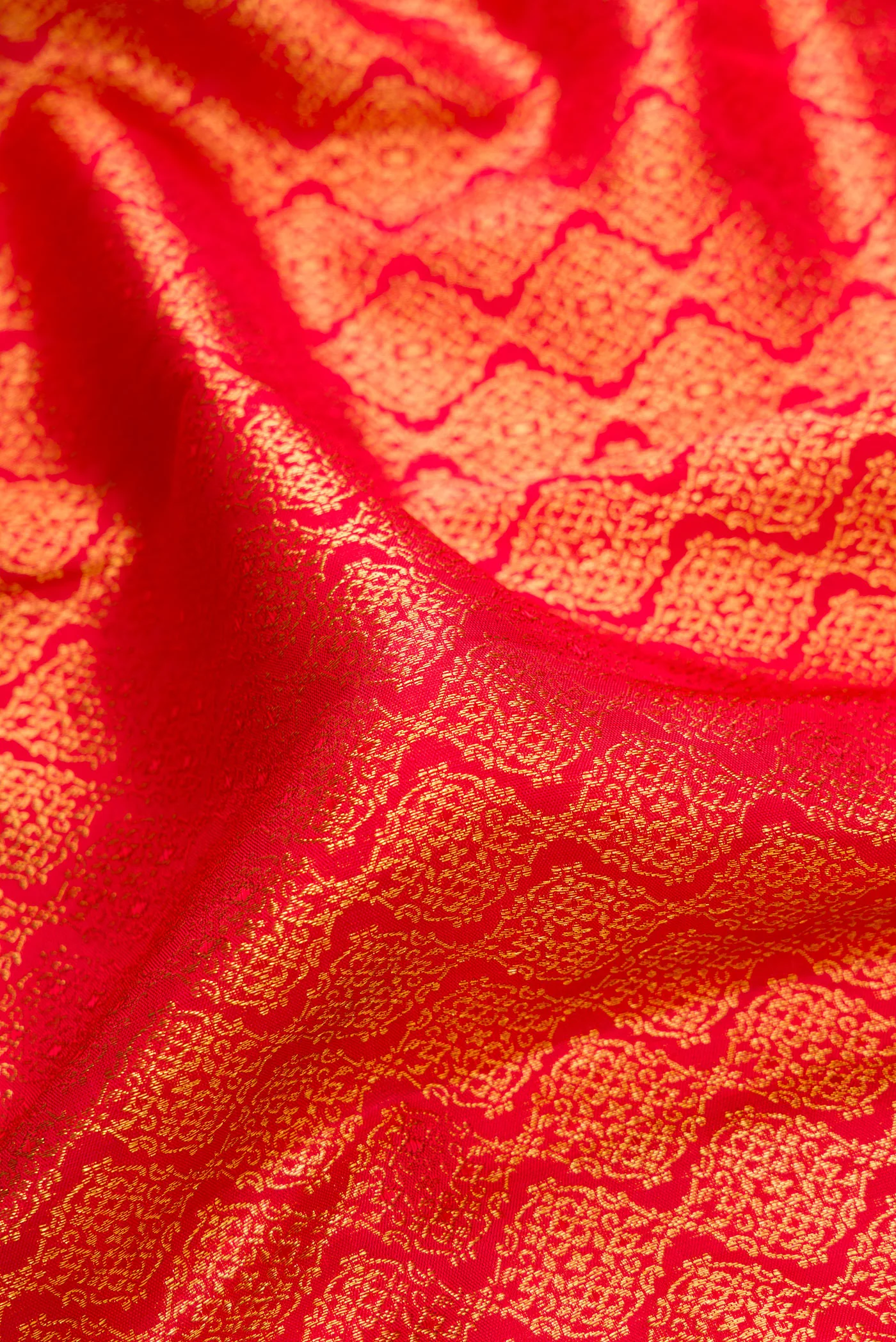 Red Kanjivaram Silk Saree - Image 2