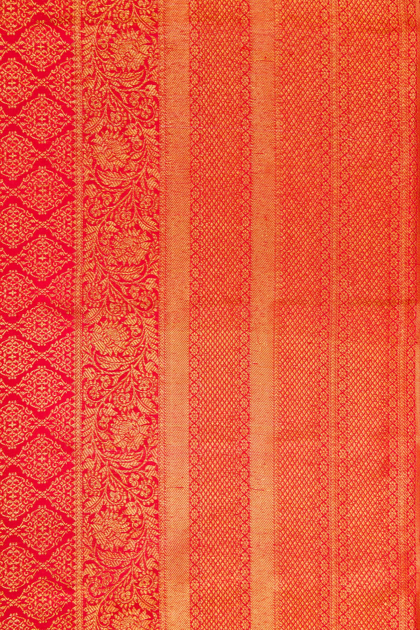 Red Kanjivaram Silk Saree - Image 3