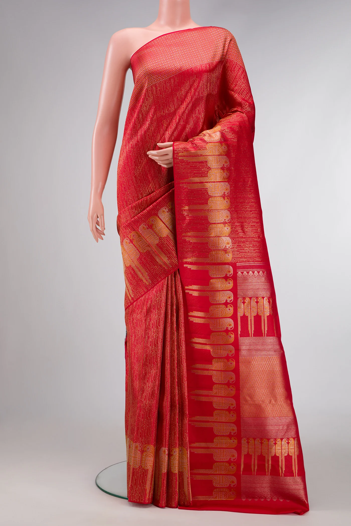 Red Kanjivaram Silk Saree