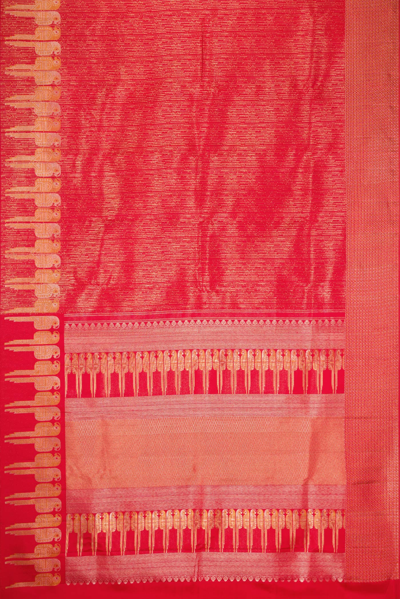 Red Kanjivaram Silk Saree - Image 6