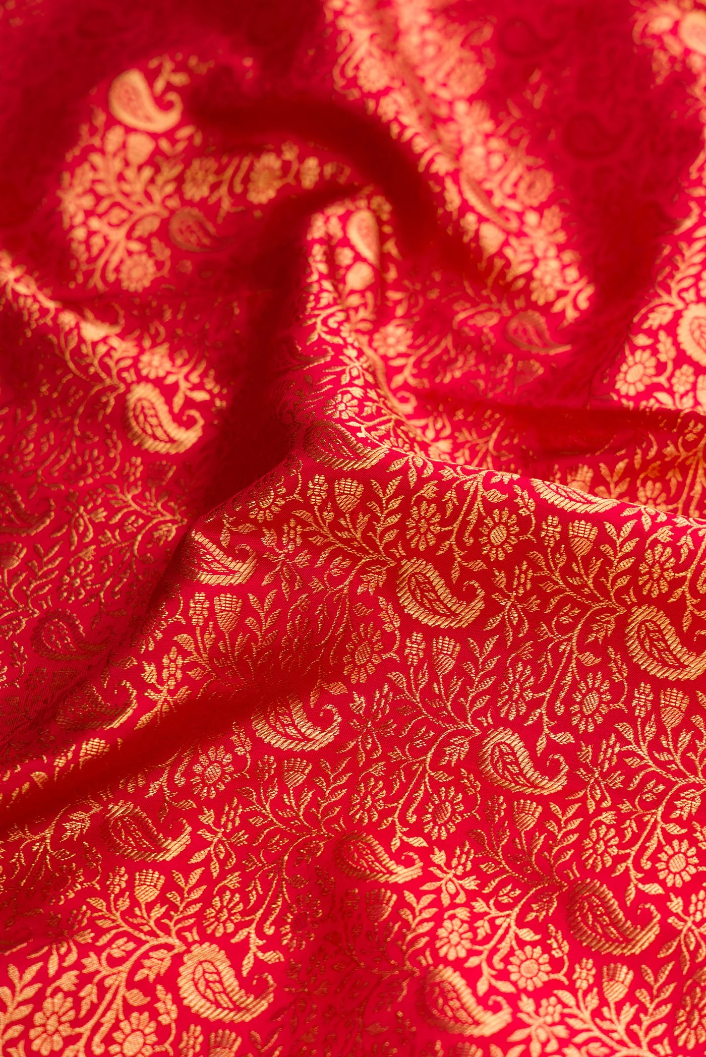 Red Kanjivaram Silk Saree - Image 2