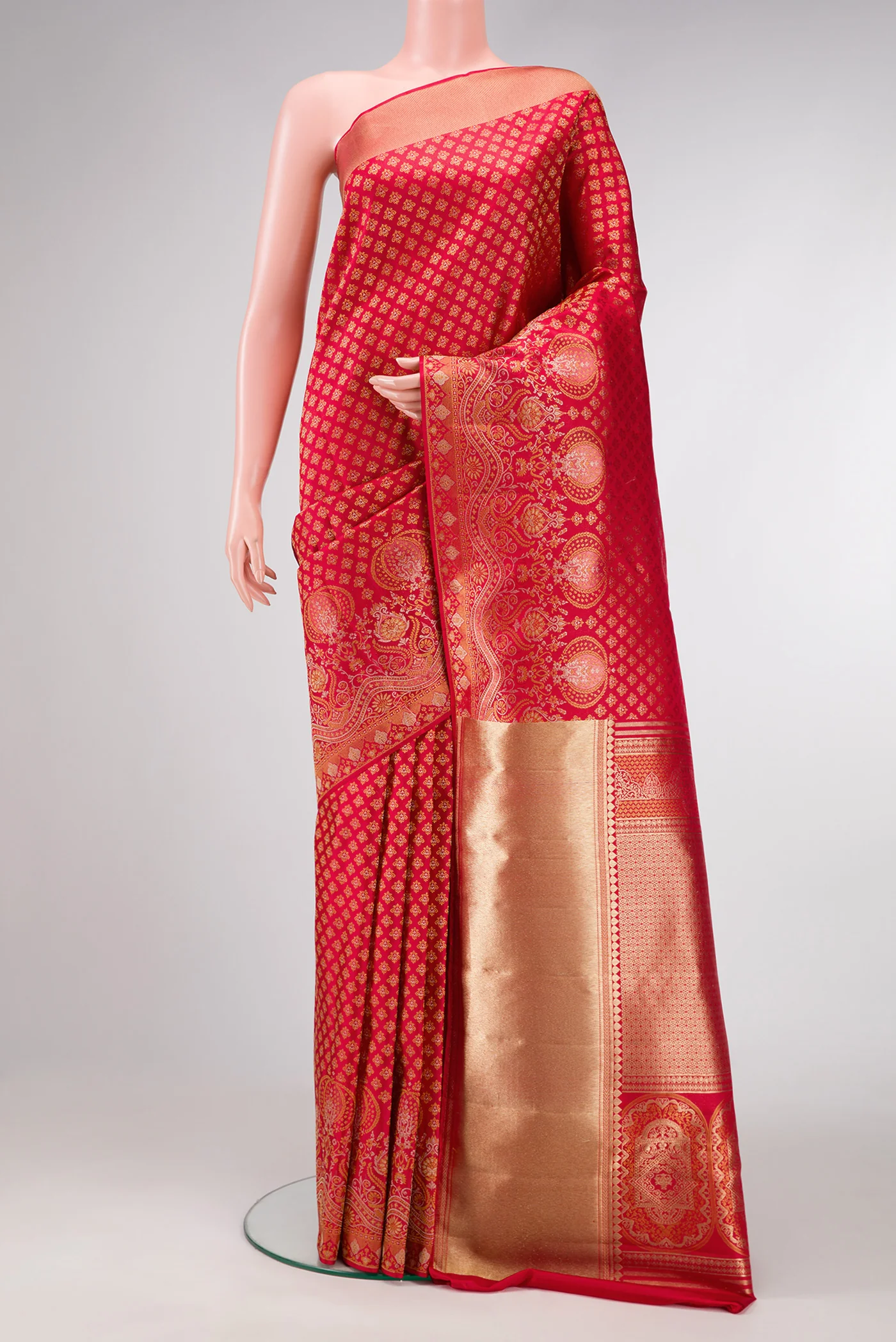 Red Kanjivaram Silk Saree