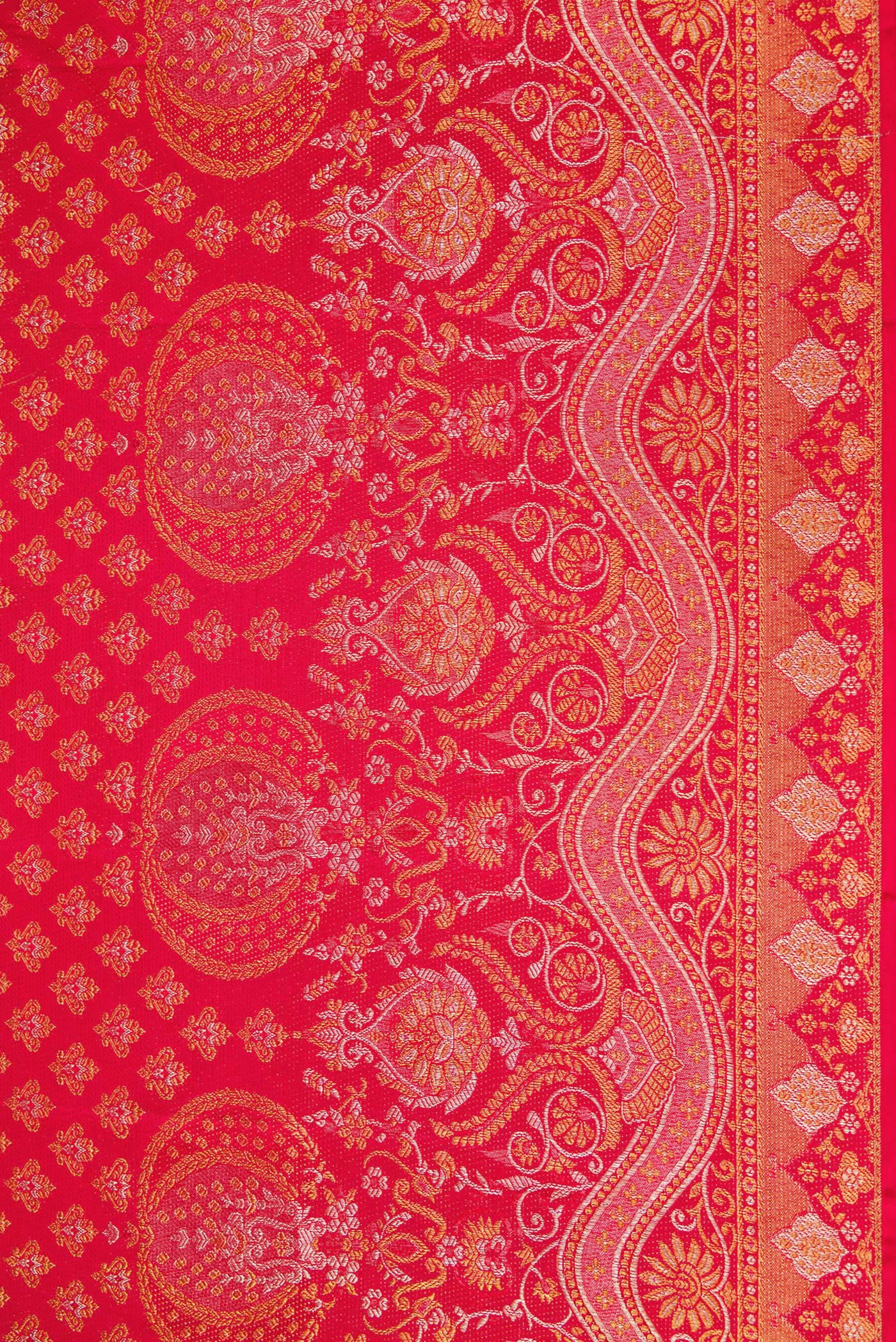 Red Kanjivaram Silk Saree - Image 3