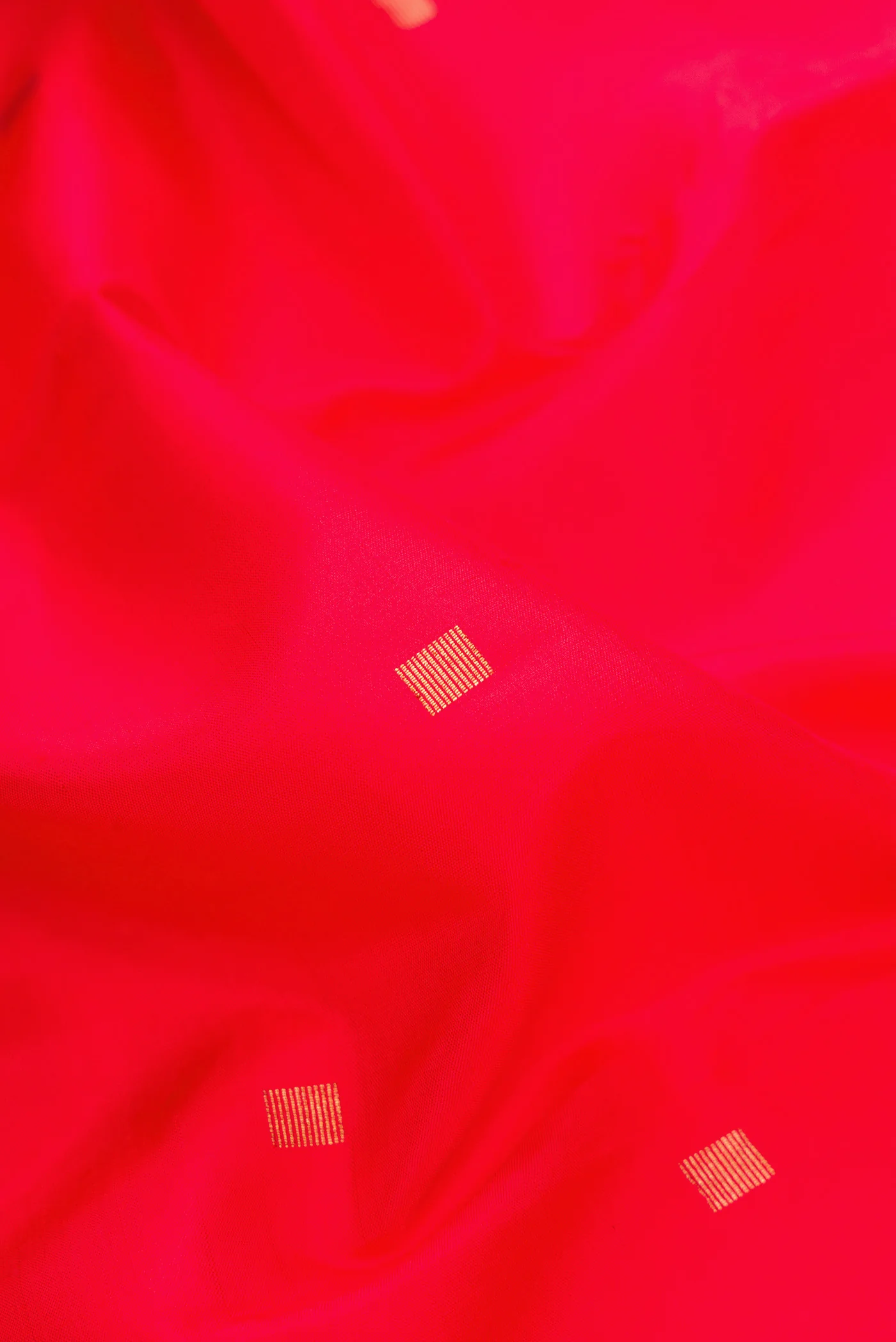 Pure Silk Pure Zari Red Kanjivaram Saree - Image 2