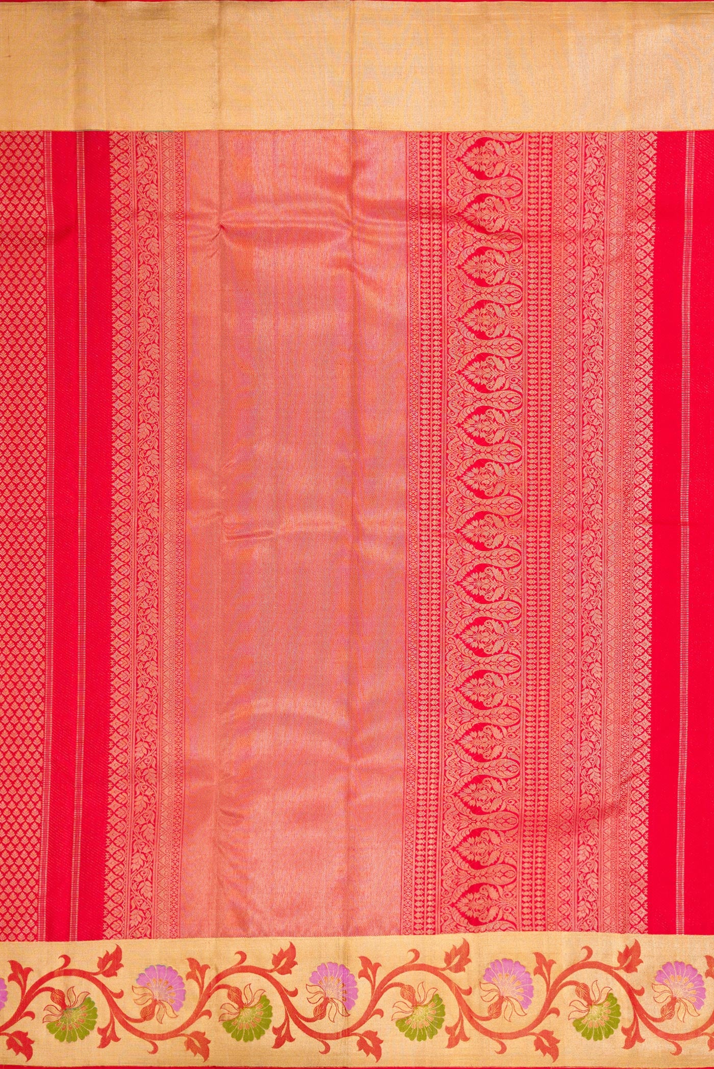 Red Kanjivaram Silk Saree - Image 7