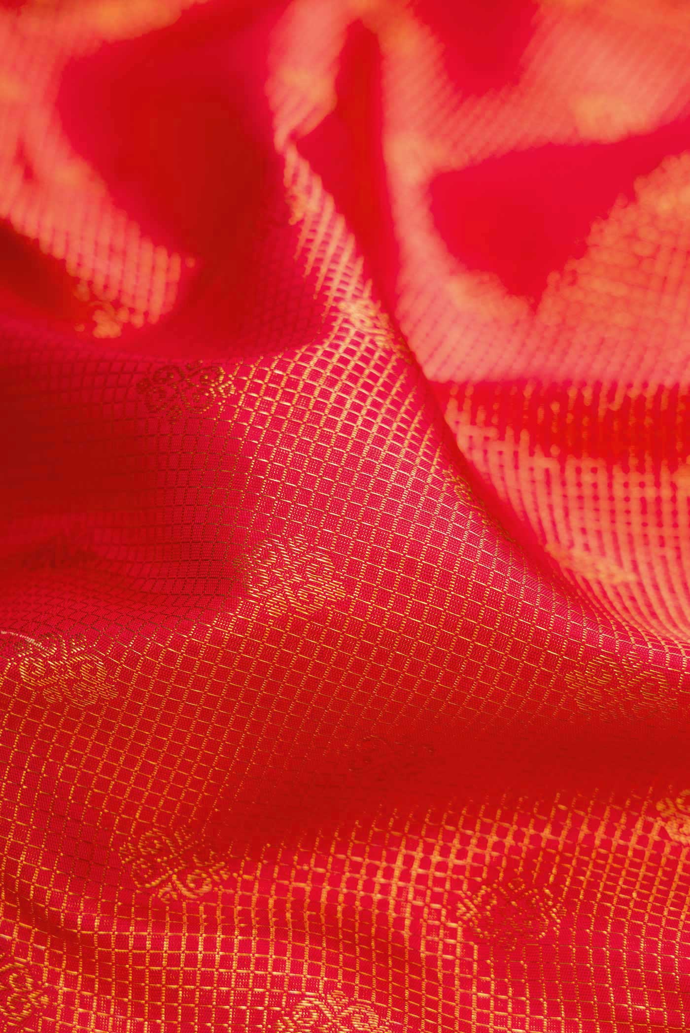 Red Kanjivaram Silk Saree - Image 2