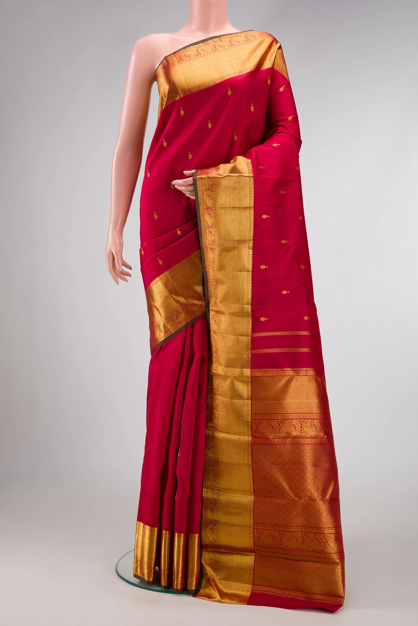 Red Kanjivaram Silk Saree