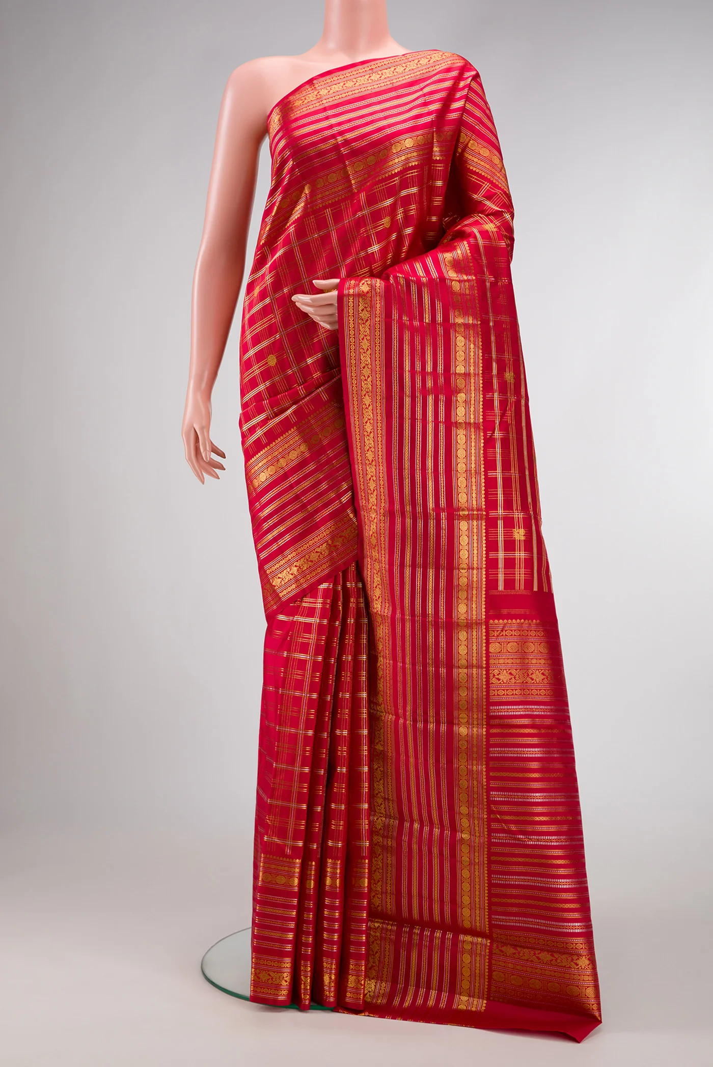 Red Kanjivaram Silk Saree