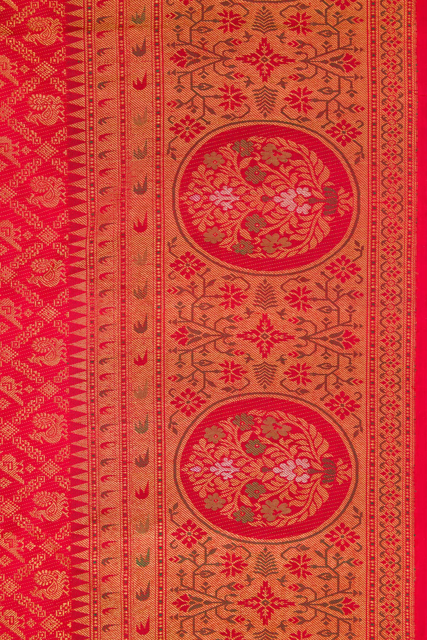 Red Kanjivaram Silk Saree - Image 3