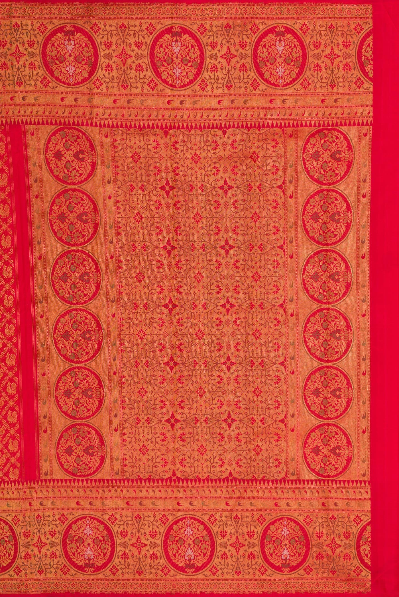 Red Kanjivaram Silk Saree - Image 7