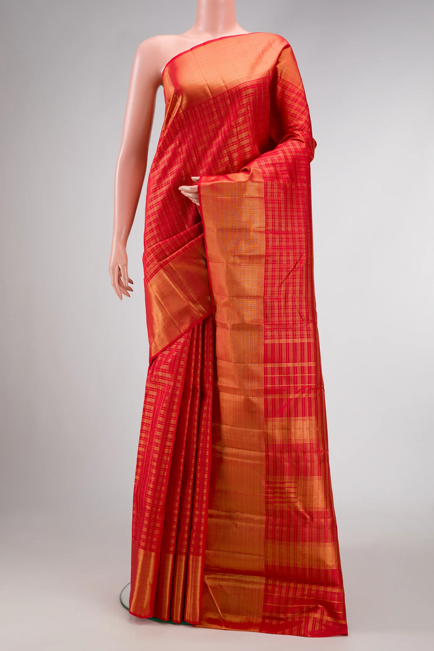 Red Kanjivaram Silk Saree