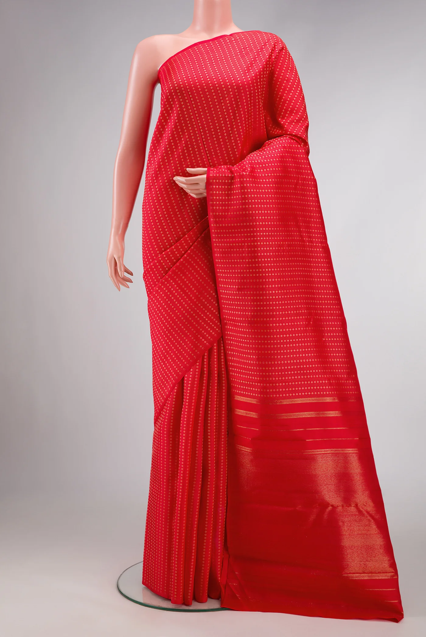 Red Kanjivaram Silk Saree