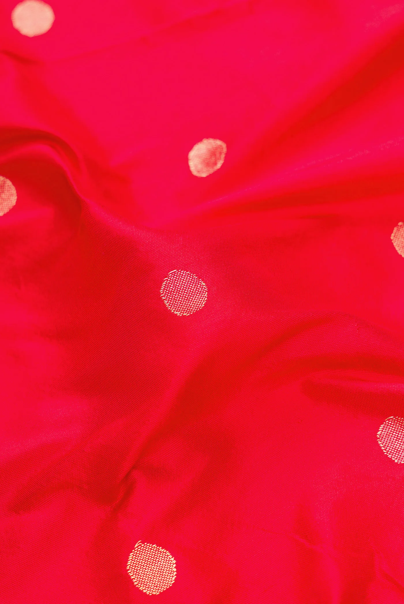 Pink with Red Color Paithani Silk Saree - Image 2