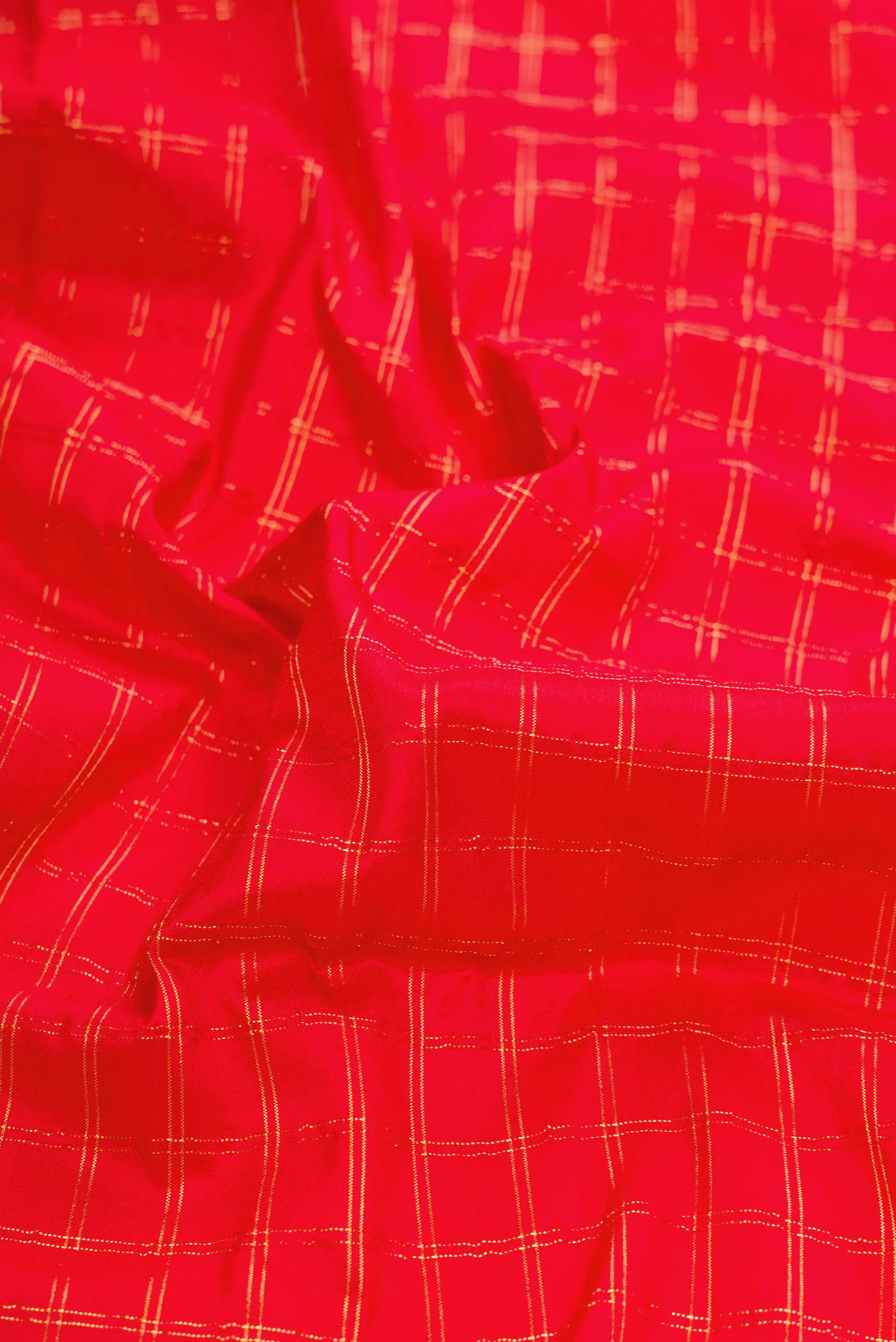 Red with Pink Color Paithani Silk Saree - Image 2