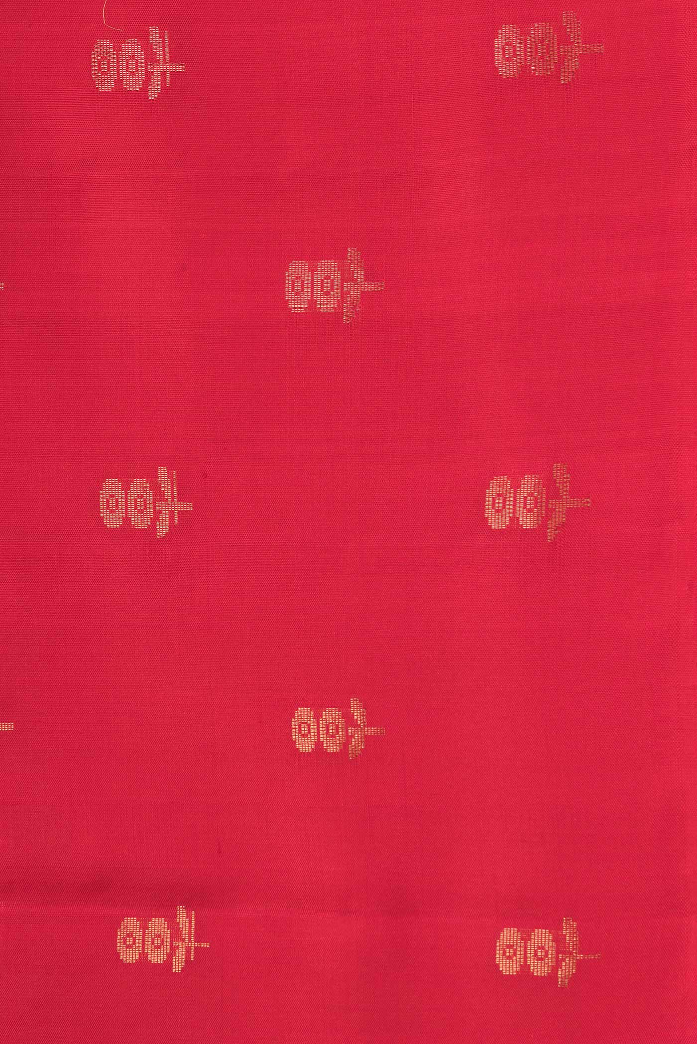 Red Soft Silk Saree - Image 3