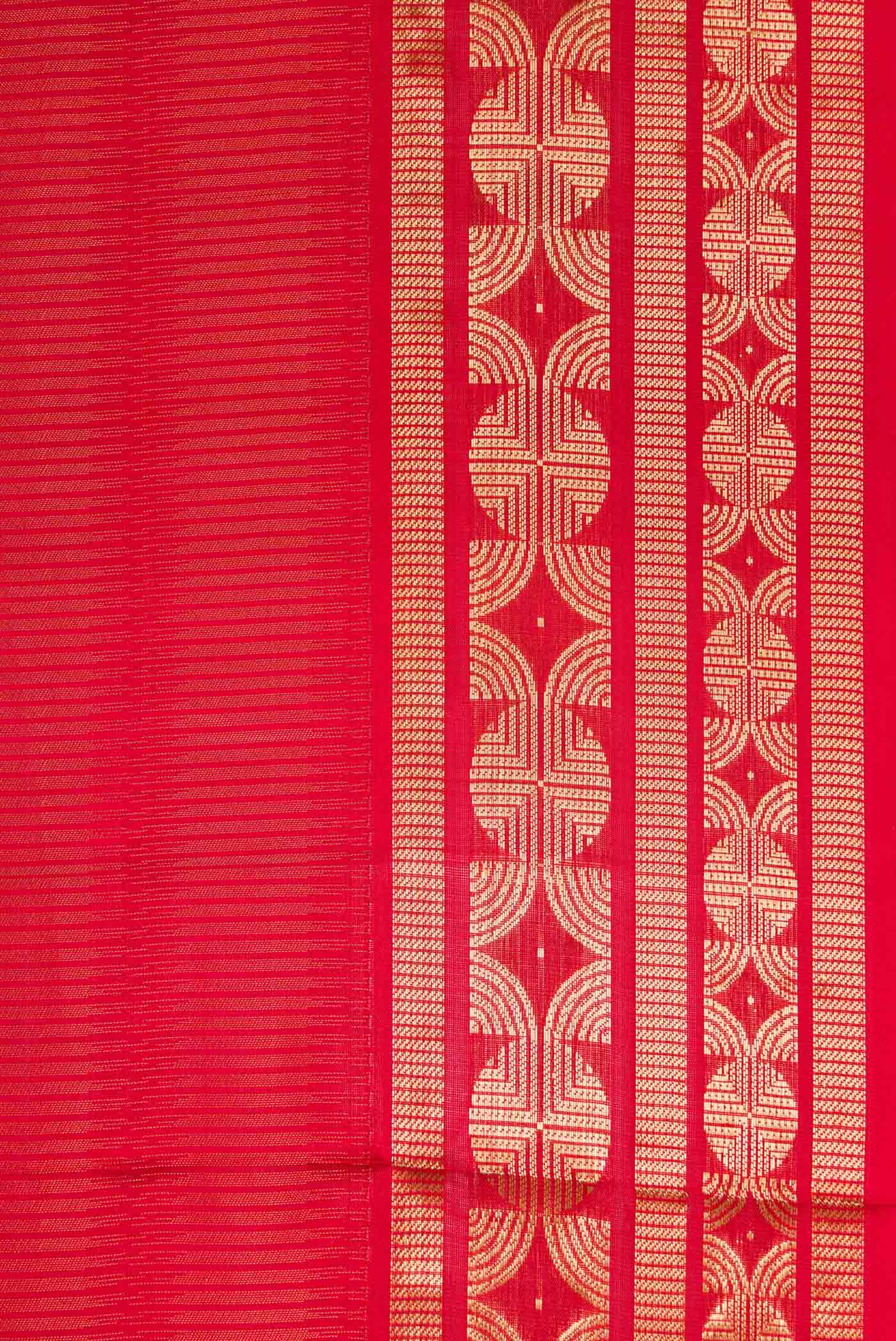 Red Soft Silk Saree - Image 4