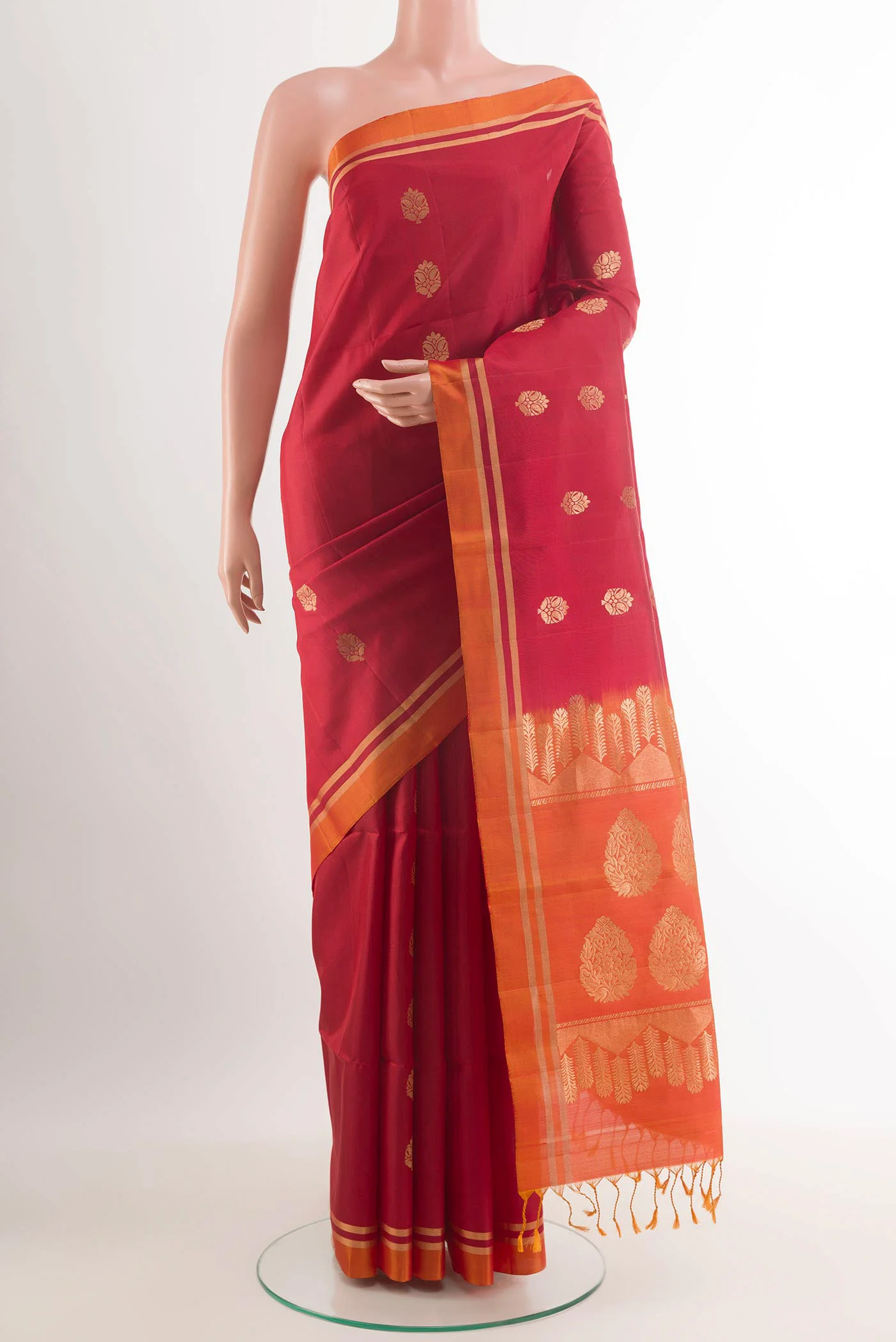 Red Soft Silk Saree
