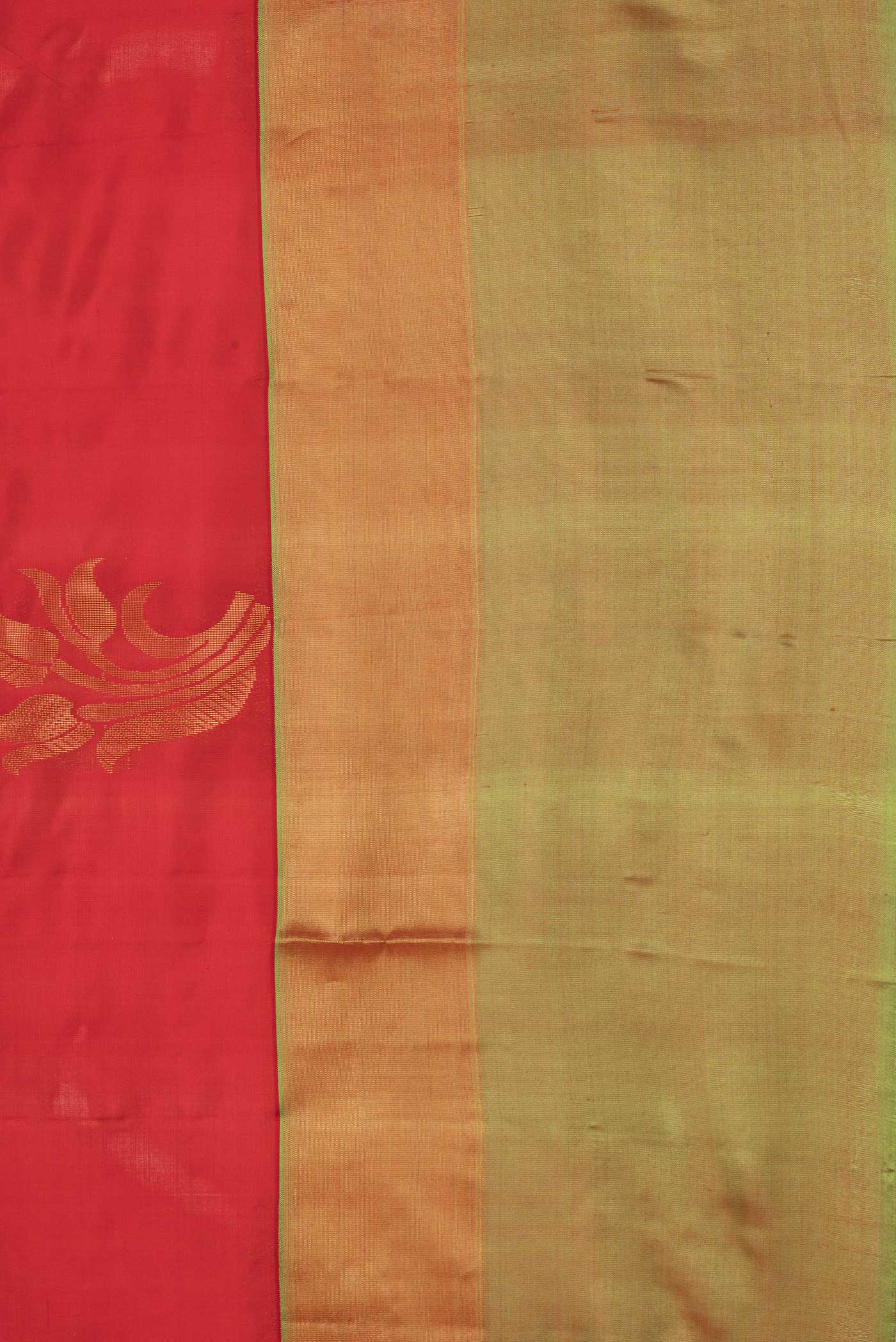 Red Soft Silk Saree - Image 3
