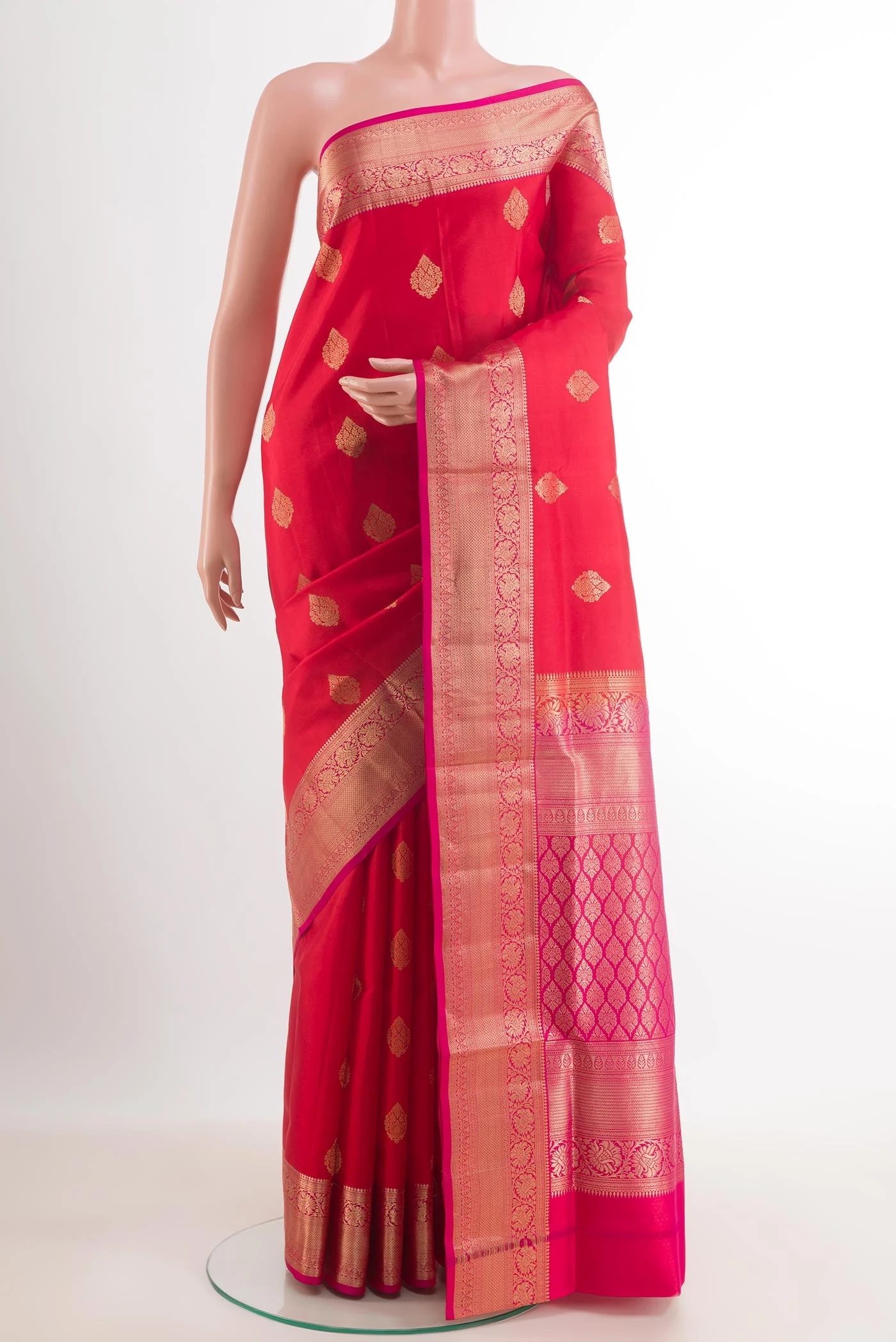 Red Soft Silk Saree