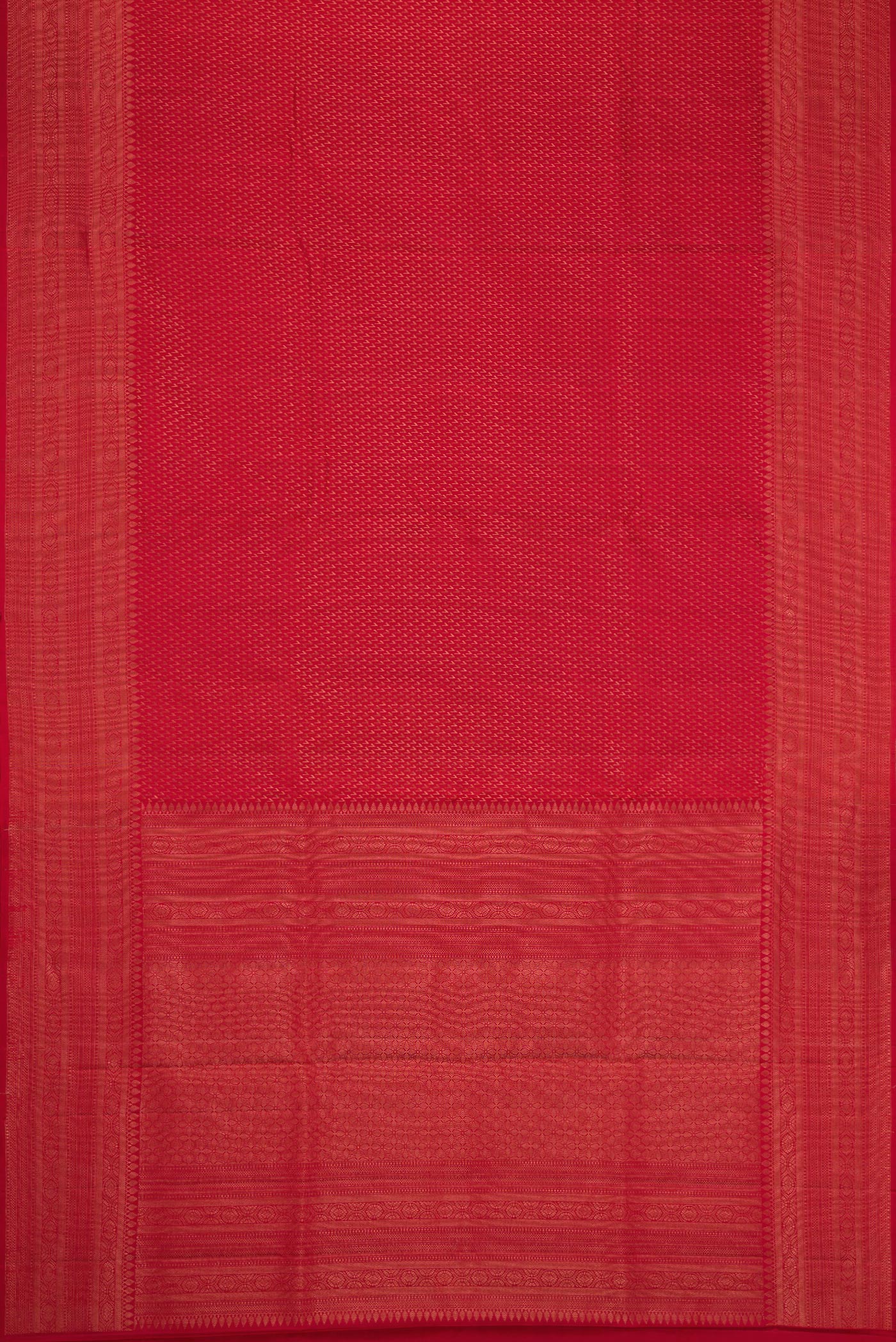 Red Soft Silk Saree - Image 6