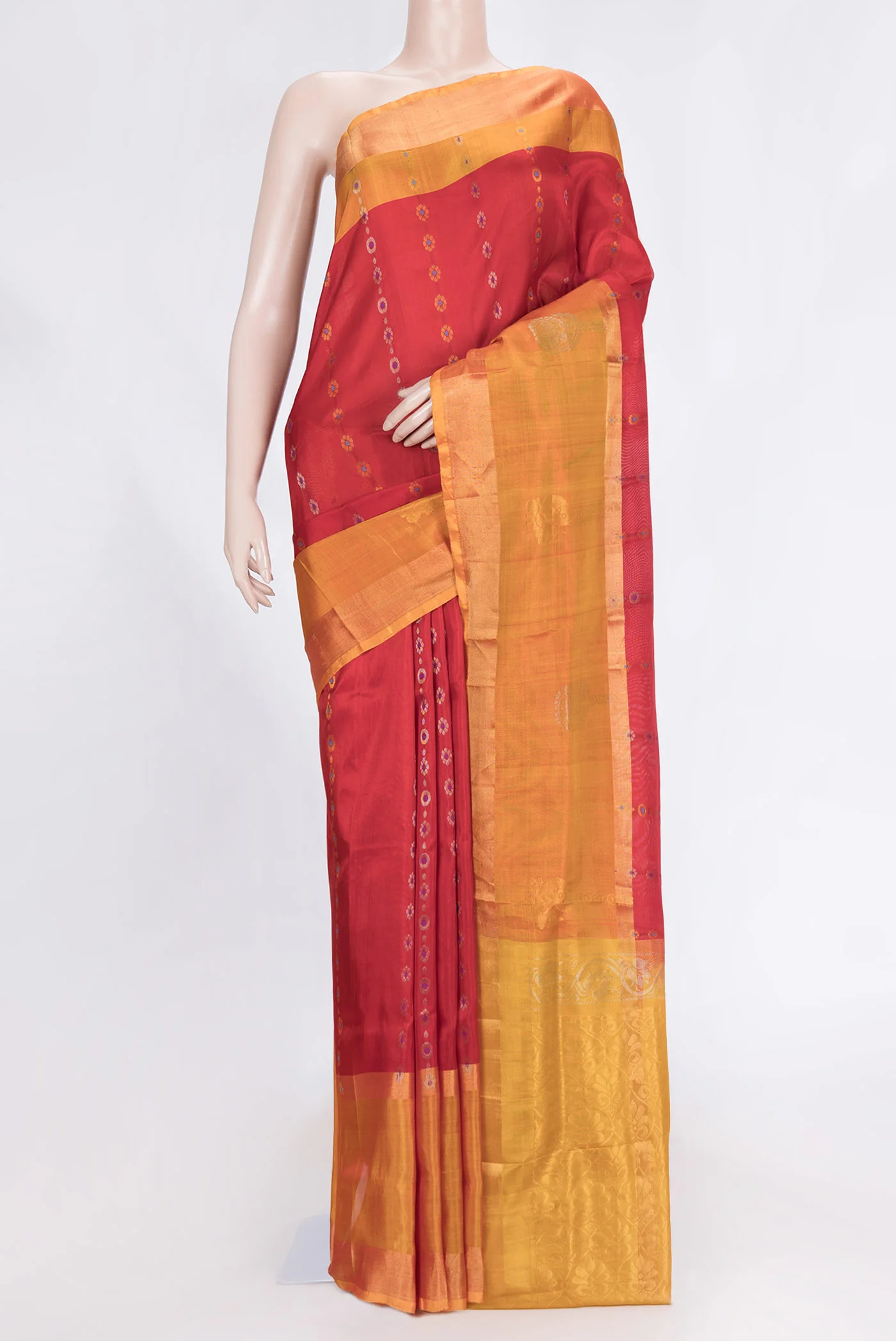 Red Uppada Silk Saree