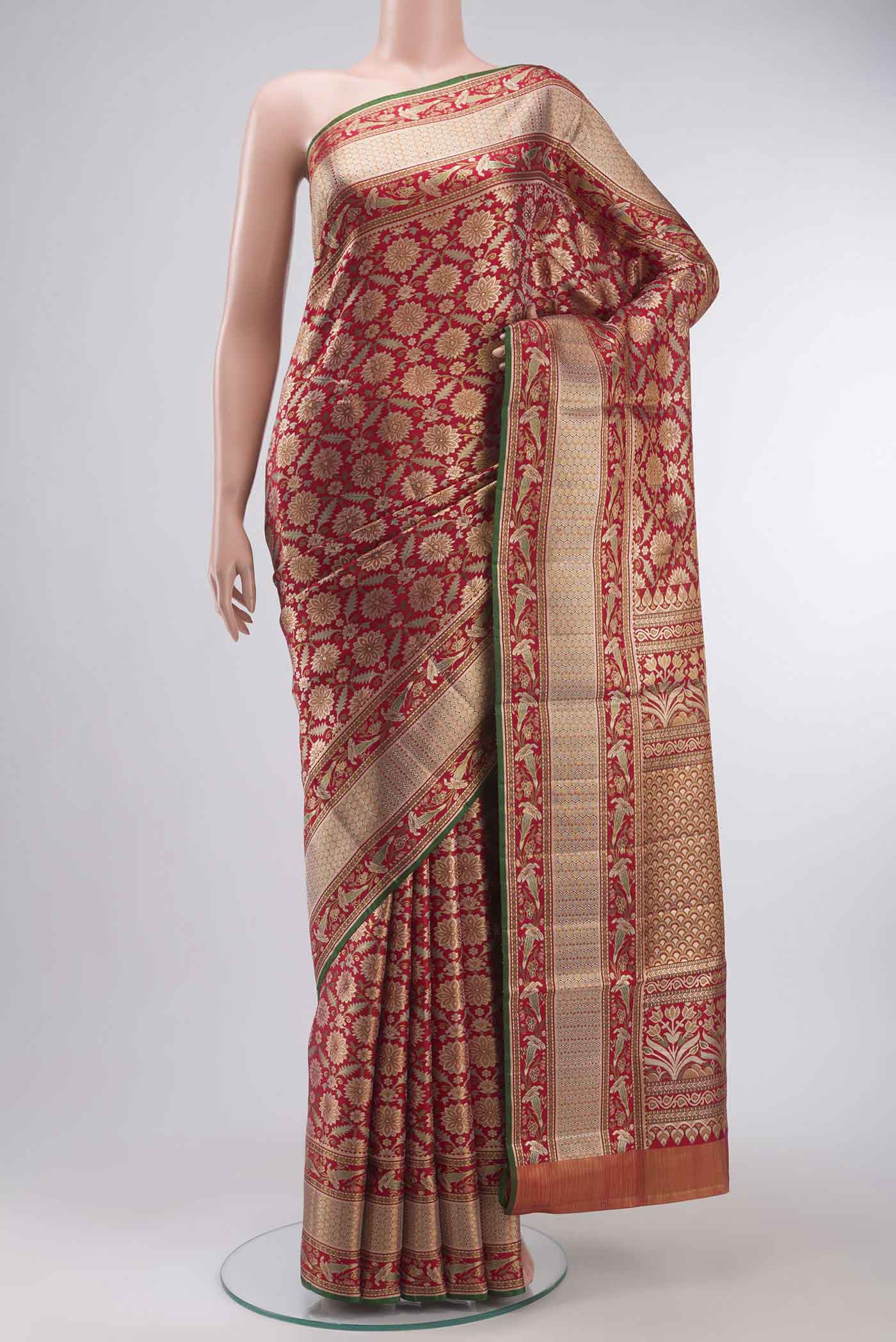 Red Kanjivaram Silk Saree