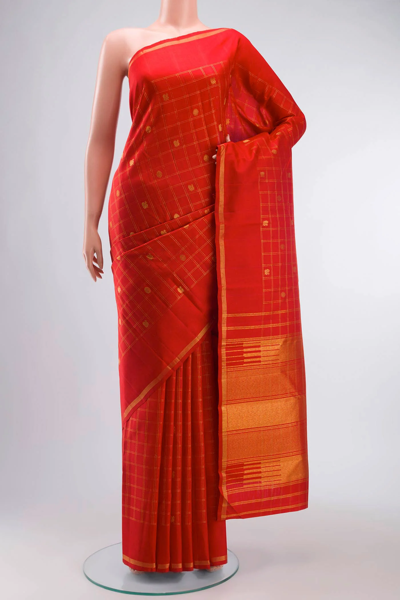 Red Kanjivaram Silk Saree