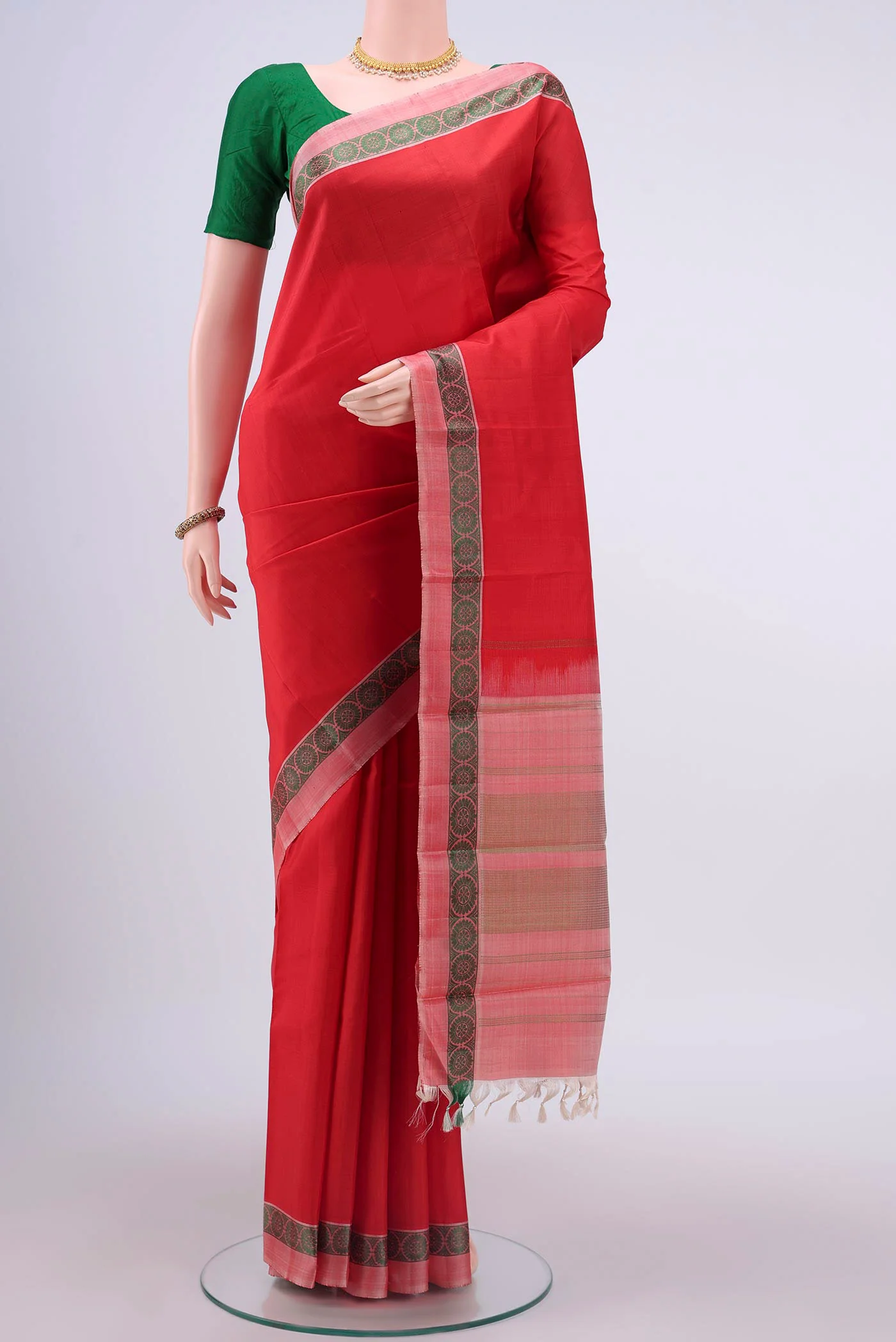 Red Kanjivaram Silk Saree