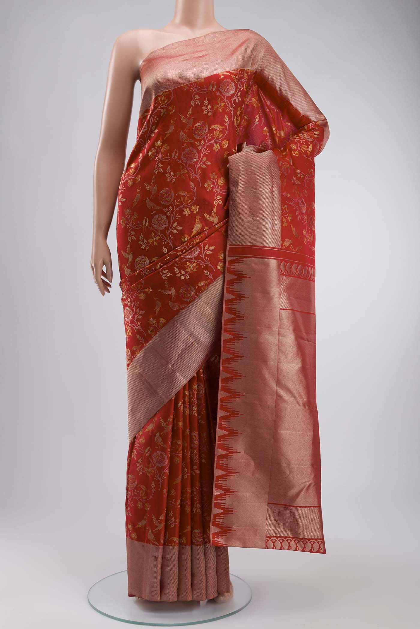 Red Kanjivaram Silk Saree