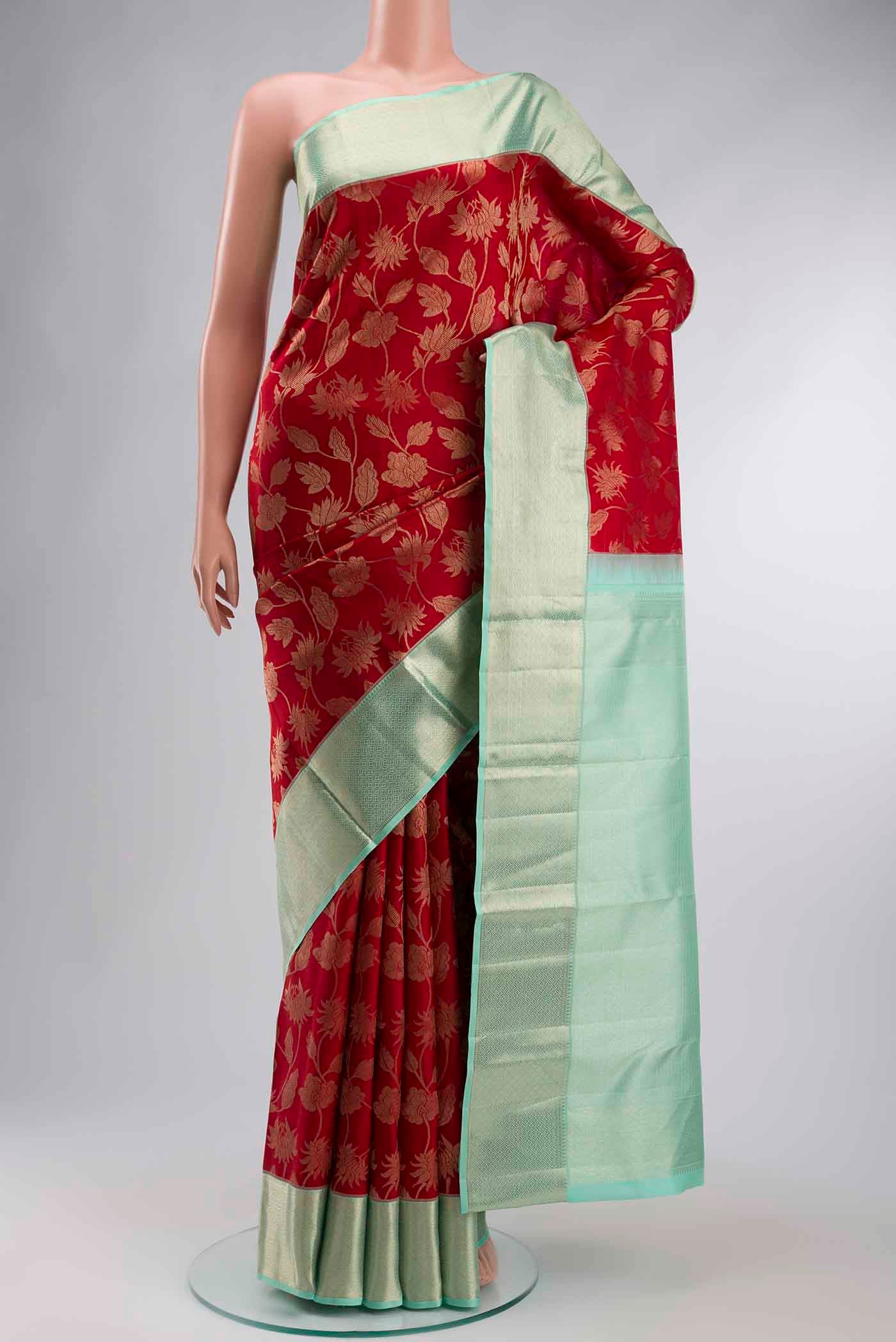Red Kanchipuram Silk Saree