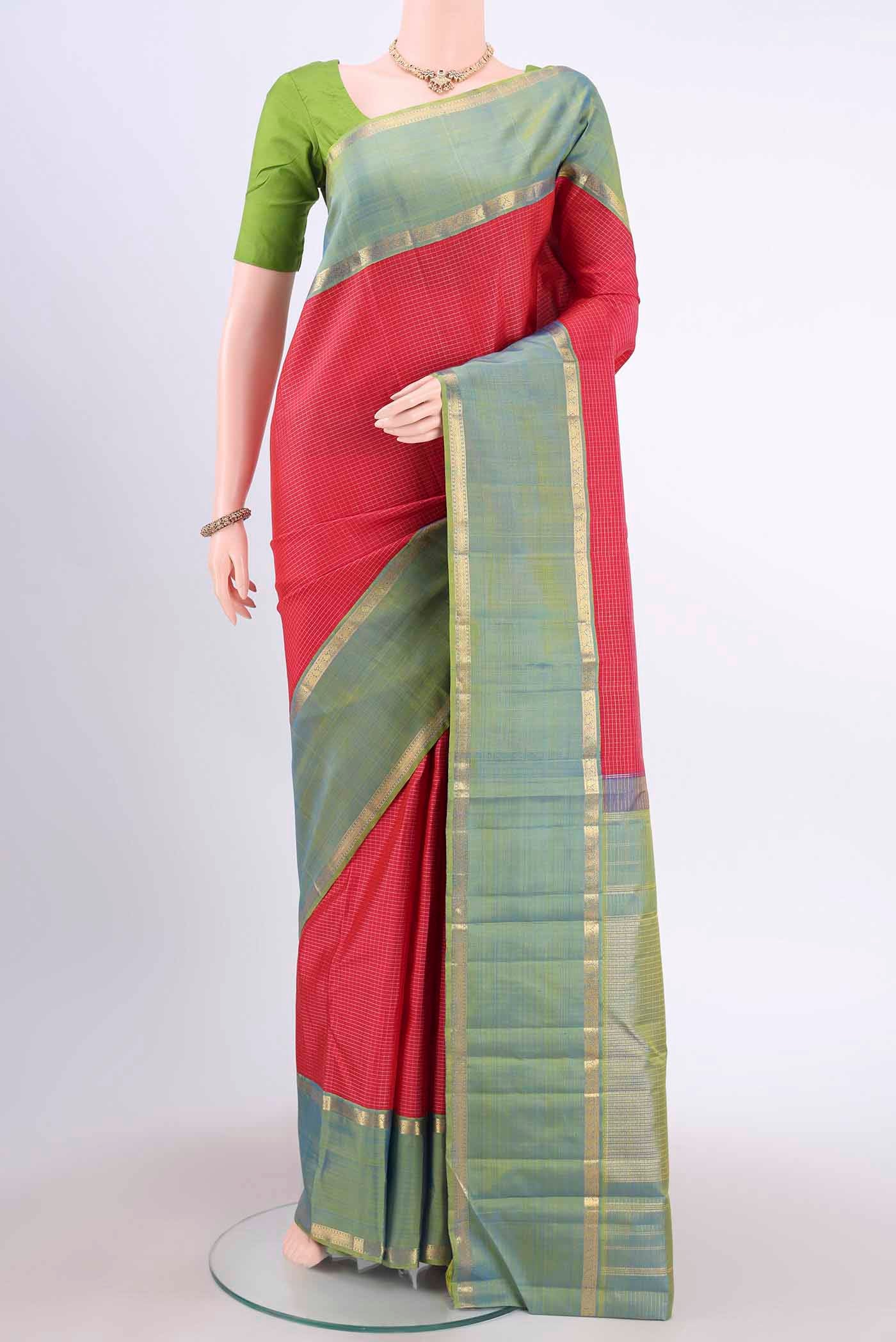 Red Kanjivaram Silk Saree