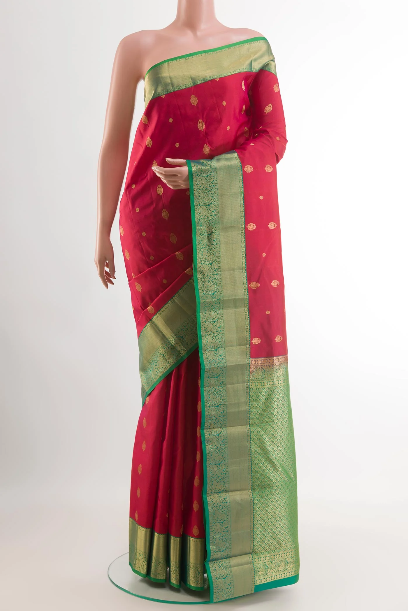 Red Kanchipuram Silk Saree