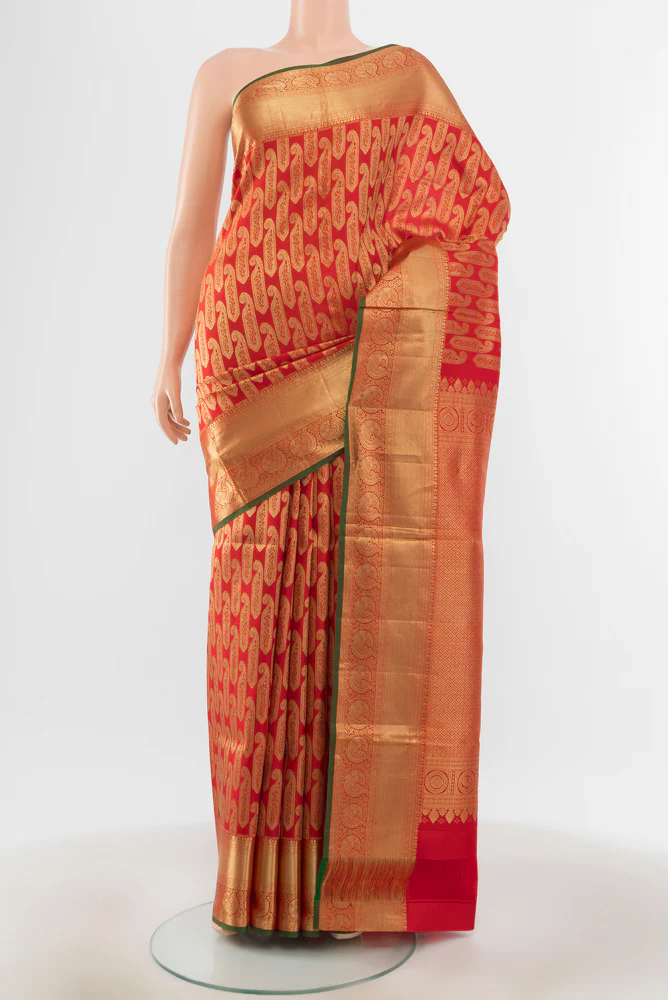Red Kanchipuram Silk Saree