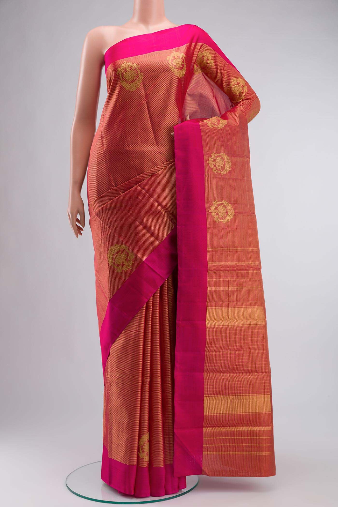 Red Kanchipuram Silk Saree