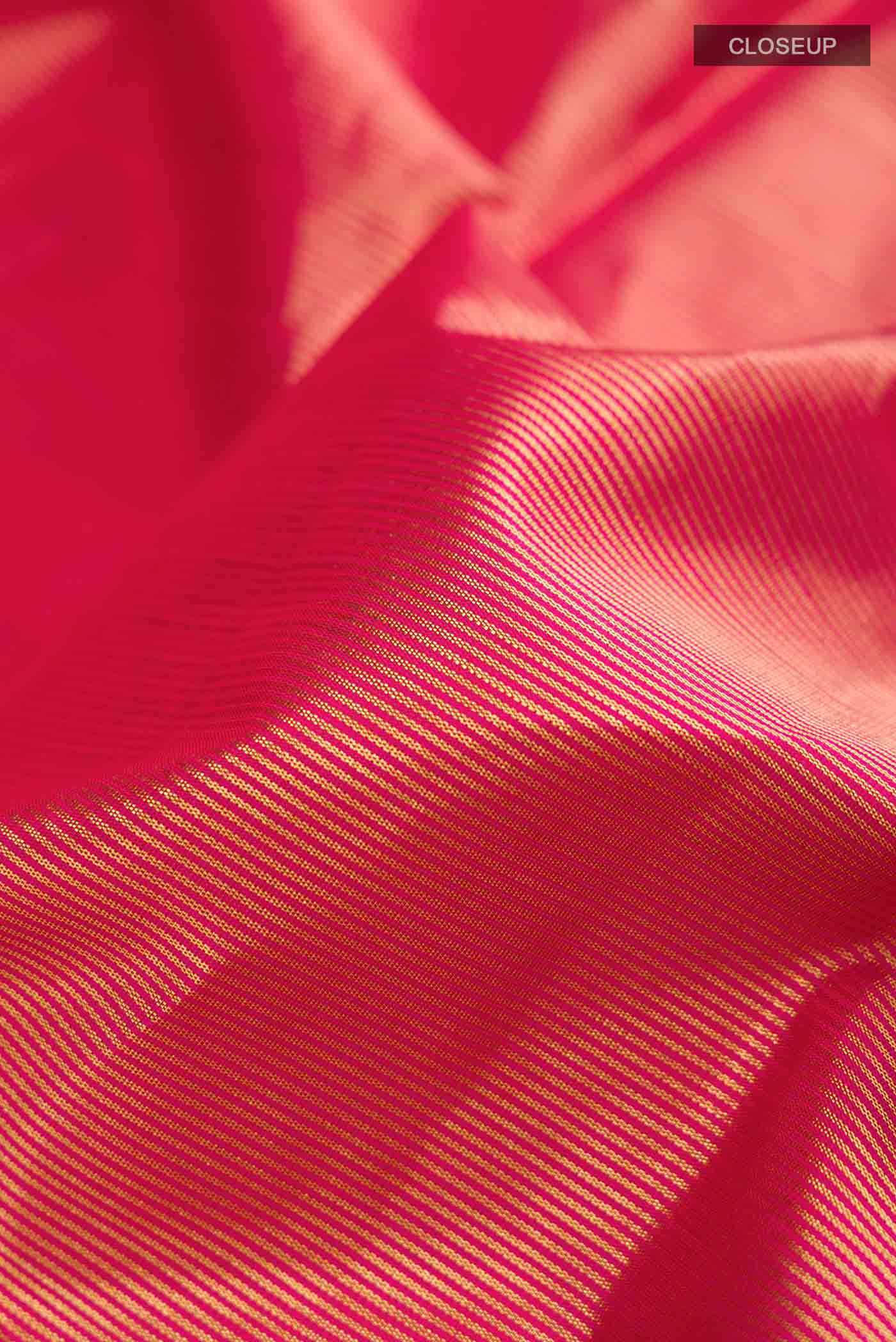 Red Kanchipuram Silk Saree - Image 2