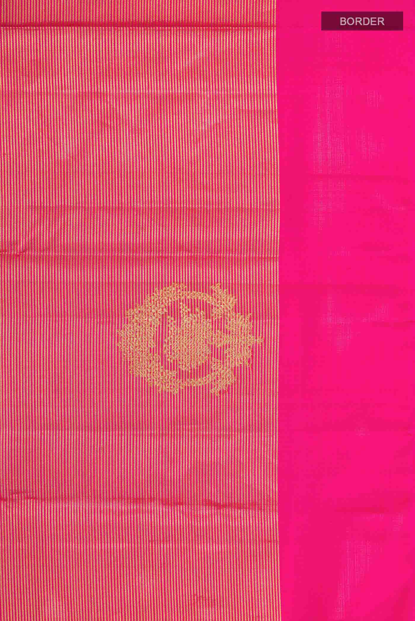 Red Kanchipuram Silk Saree - Image 3