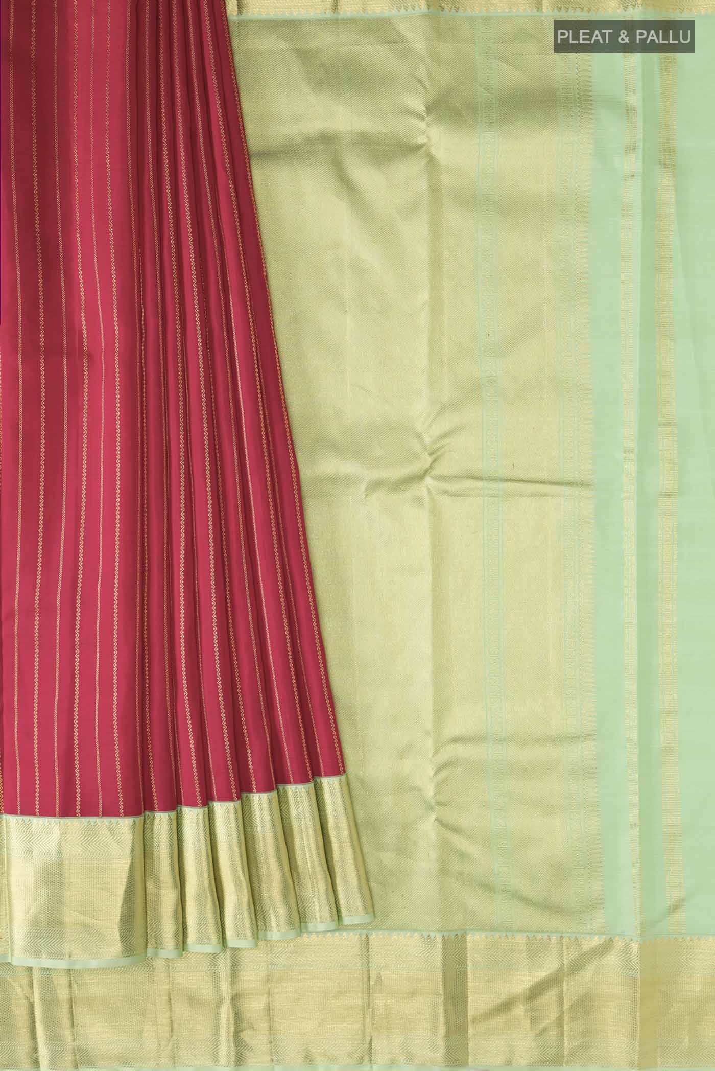 Red Kanjivaram Silk Saree - Image 4