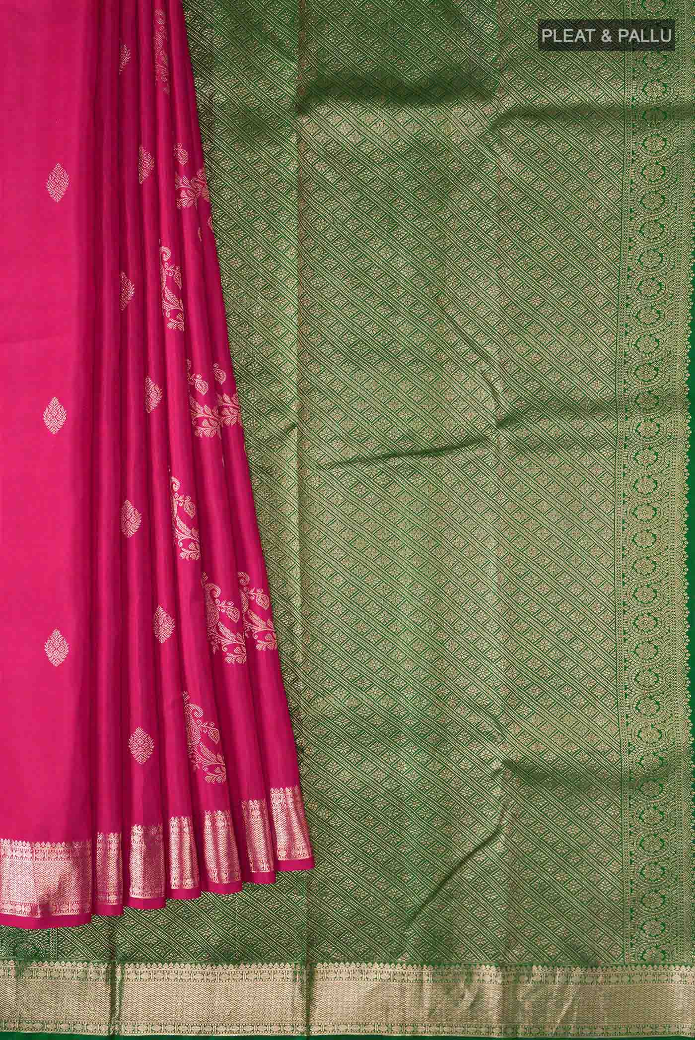 Red Kanjivaram Silk Saree - Image 4