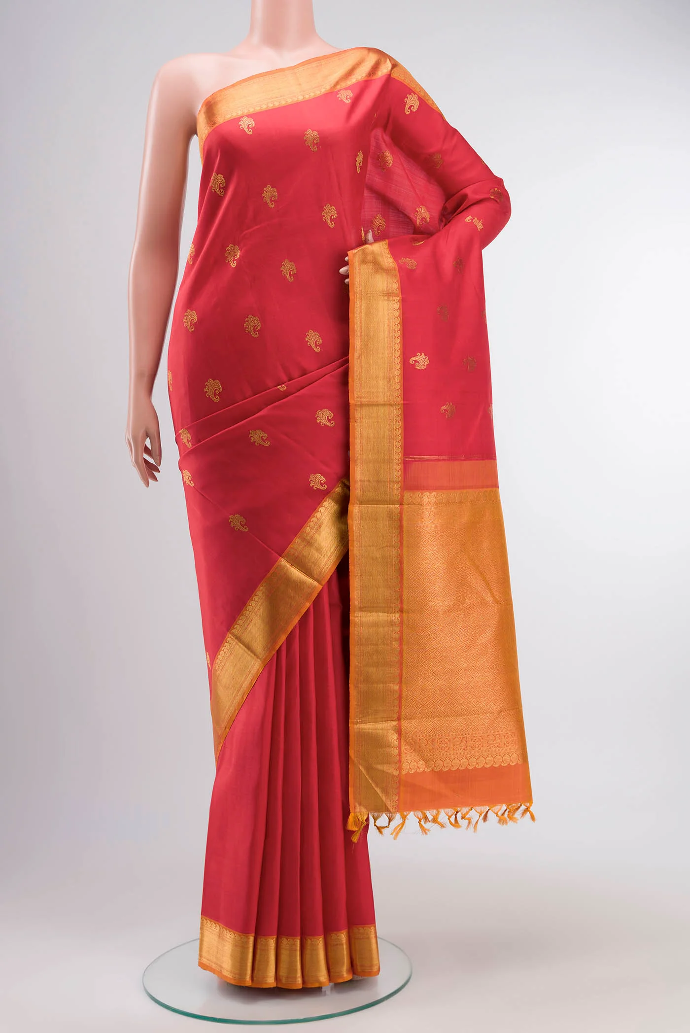 Red Kanjivaram Silk Saree