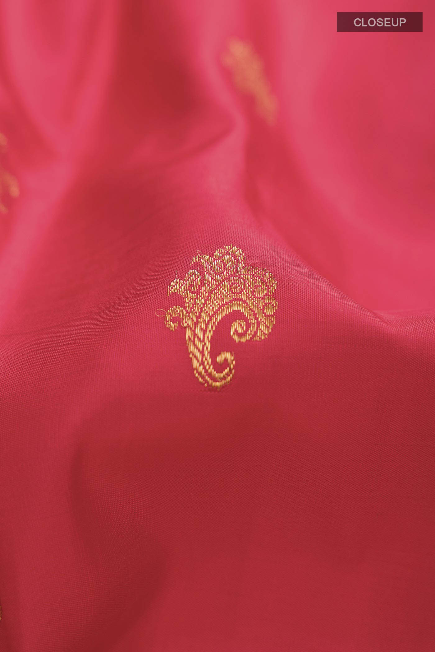 Red Kanjivaram Silk Saree - Image 2