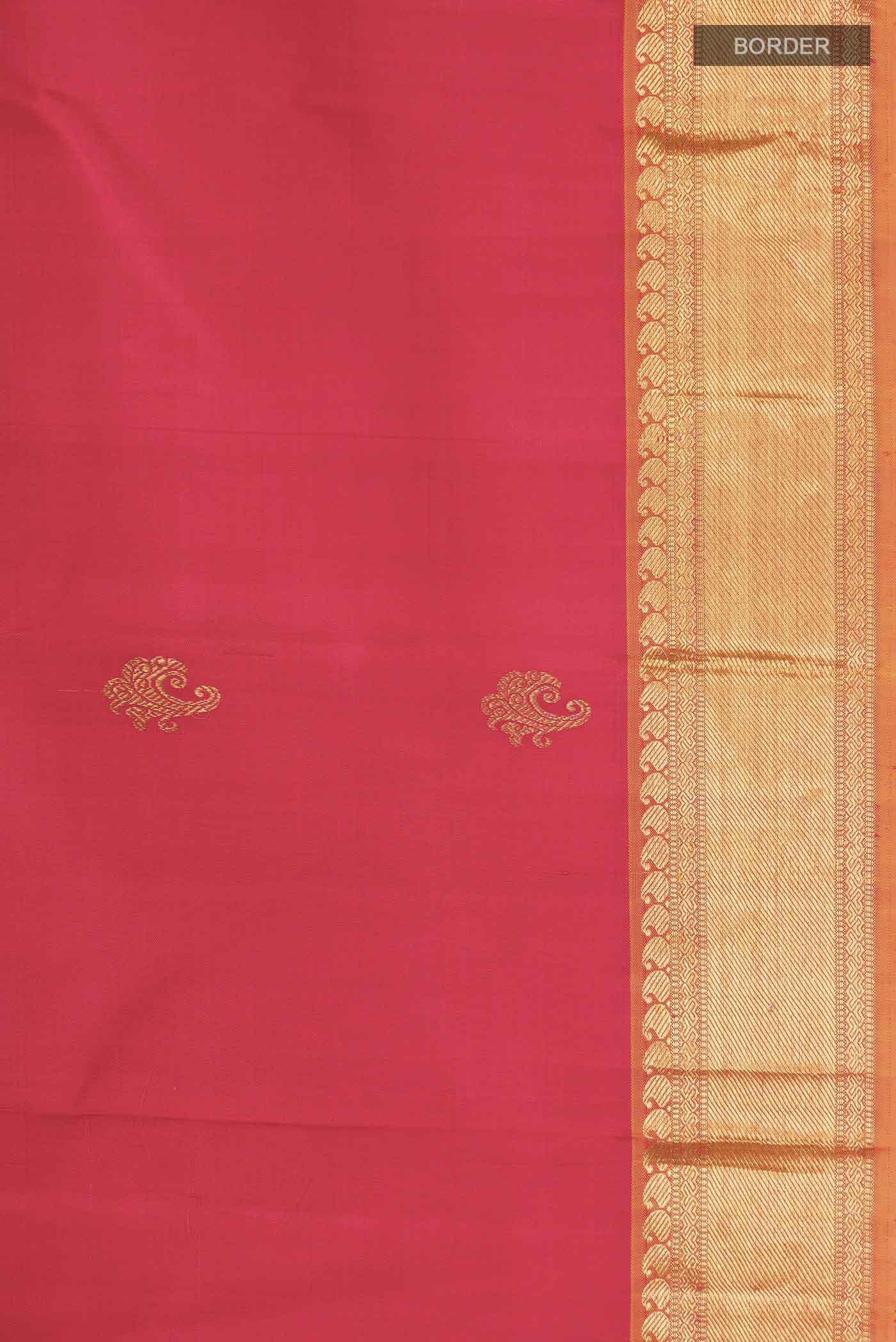 Red Kanjivaram Silk Saree - Image 3