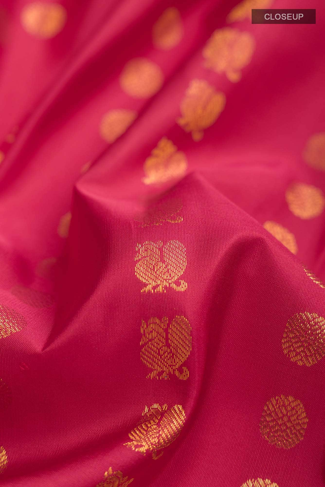 Red Kanchipuram Silk Saree - Image 3