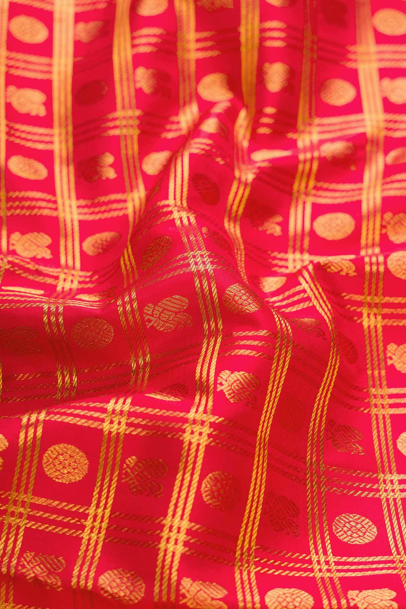 Red Kanjivaram Silk Saree - Image 3