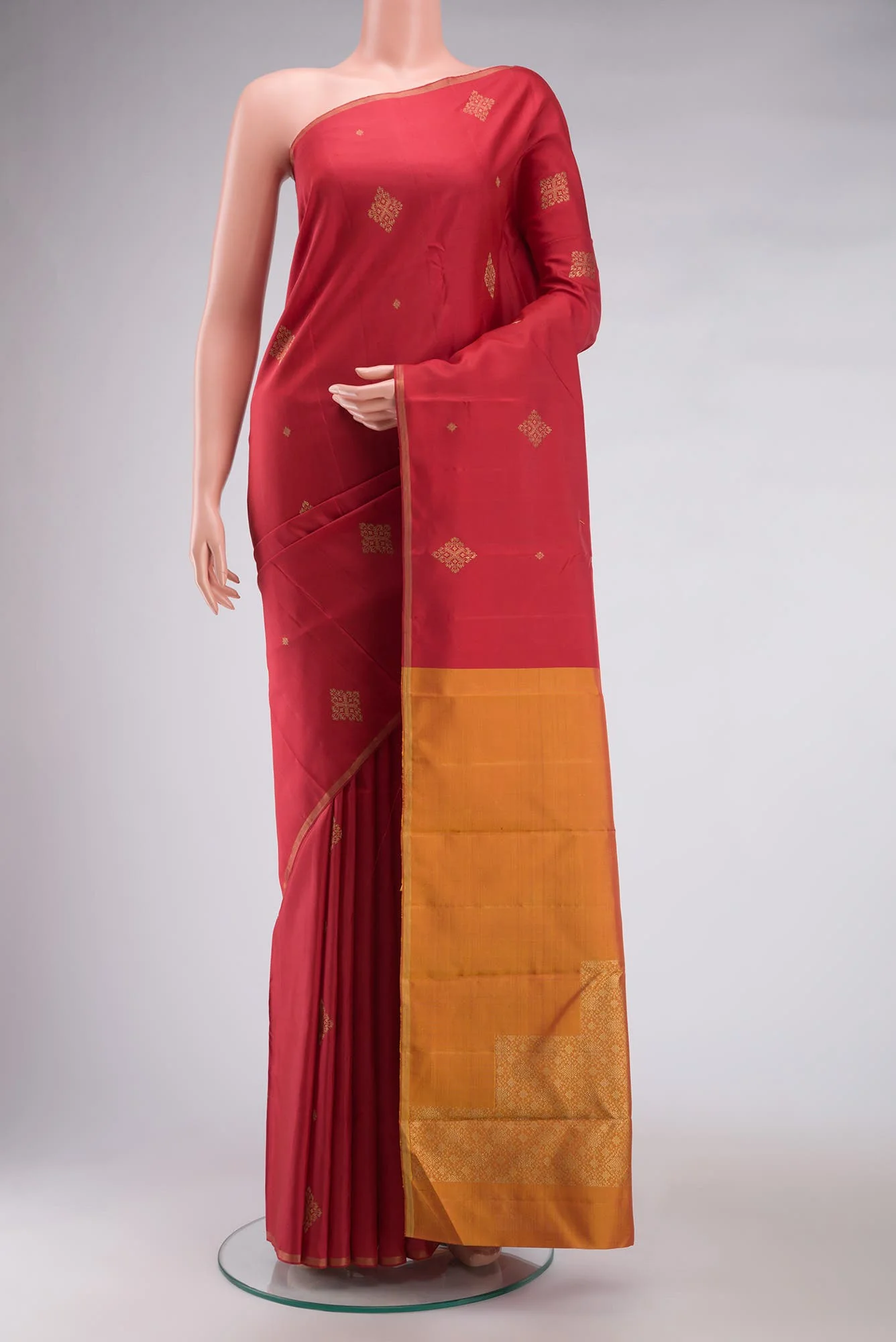 Red Kanjivaram Silk Saree