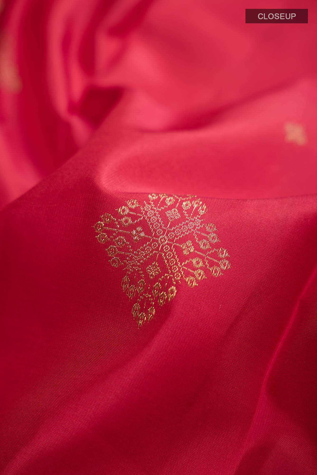 Red Kanjivaram Silk Saree - Image 3